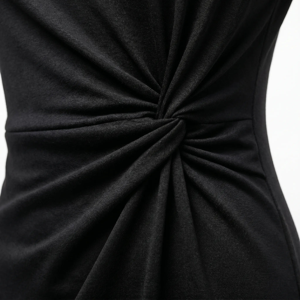 Drapia™ -  Ruched Bodycon Midi Dress -  Evening Dinner Parties