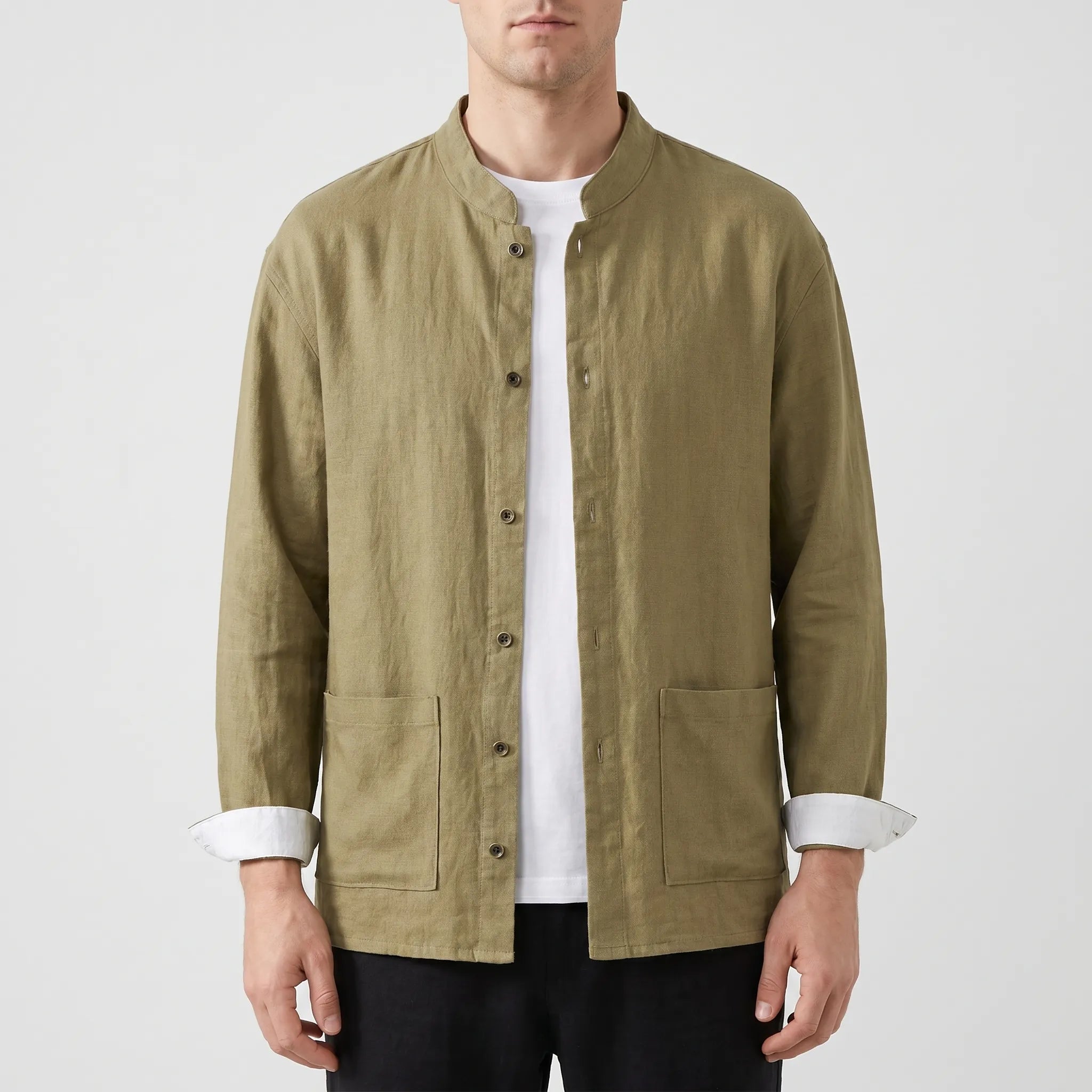 Drapion™ -  Long Sleeve Casual Shirt -  Smart Casual Dressing