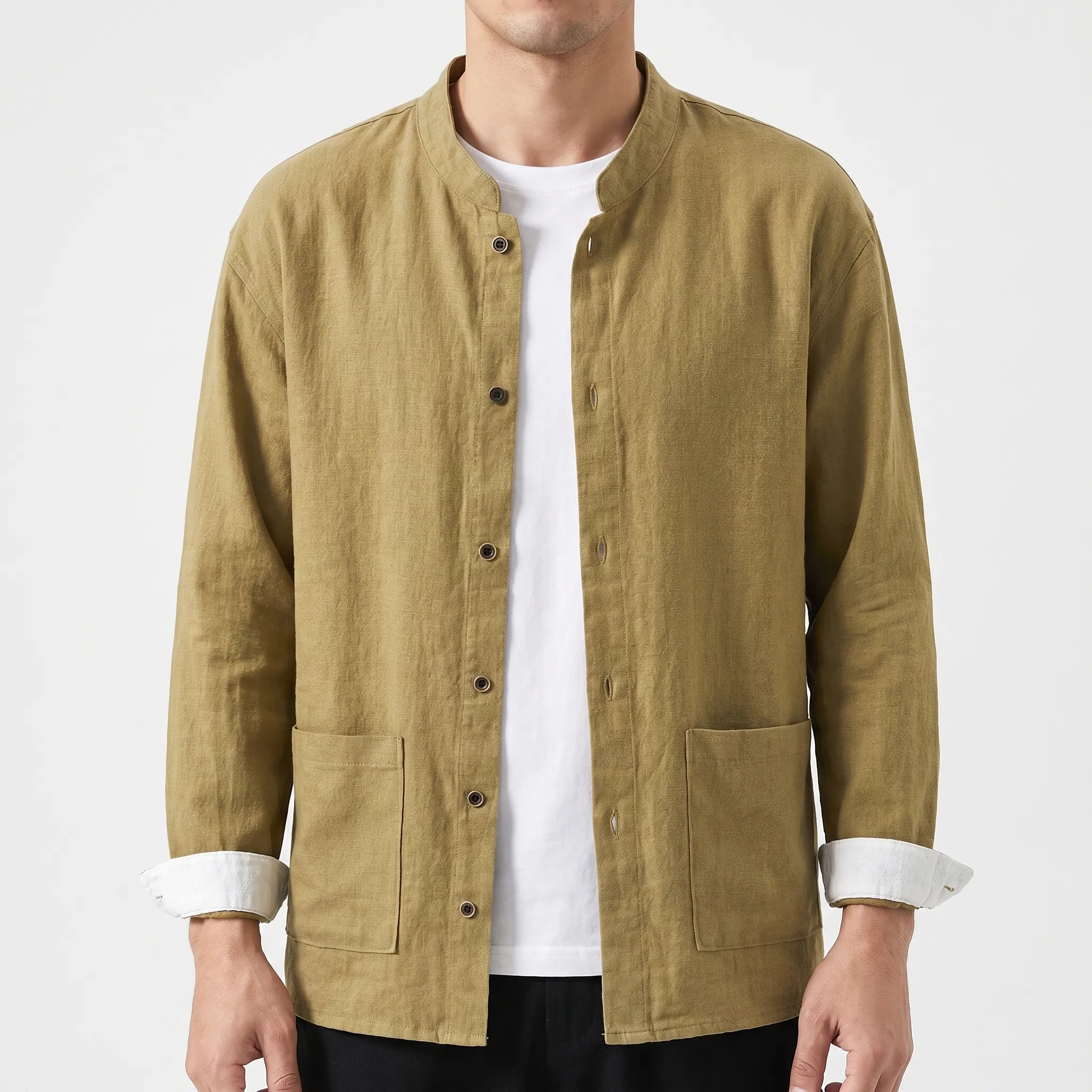 Drapion™ -  Long Sleeve Casual Shirt -  Smart Casual Dressing