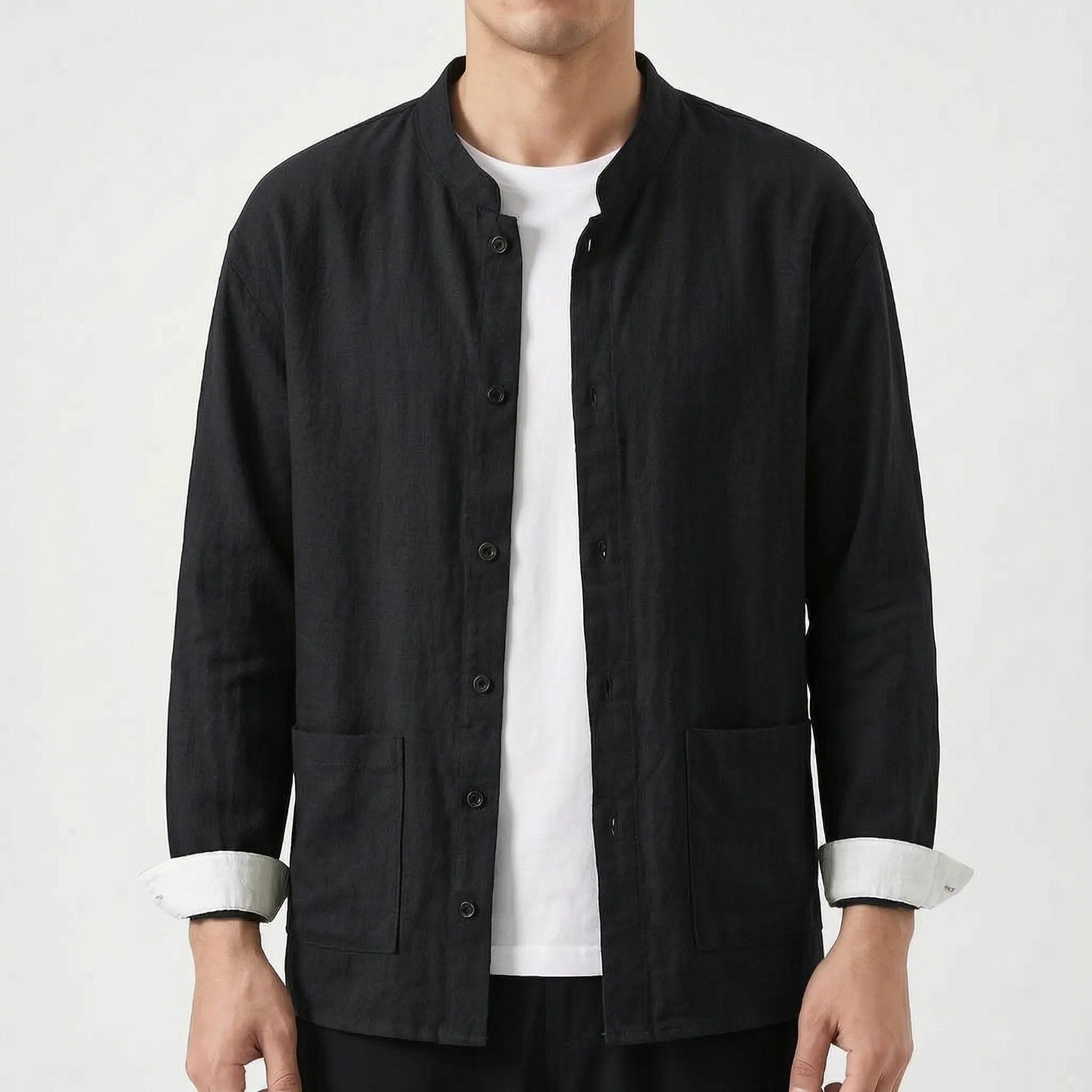 Drapion™ -  Long Sleeve Casual Shirt -  Smart Casual Dressing