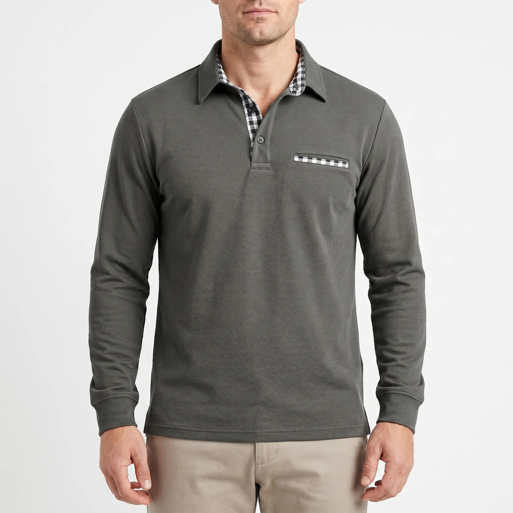 Drenox™ -  Long Sleeve Men's Polo -  Weekend Outings