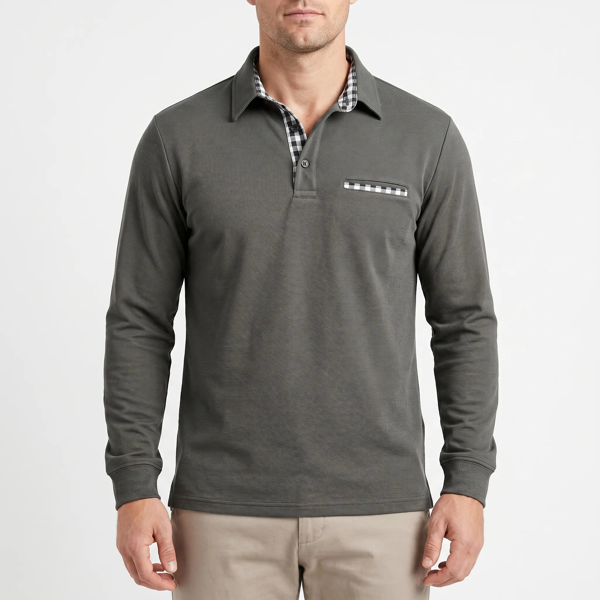 Drenox™ -  Long Sleeve Men's Polo -  Weekend Outings