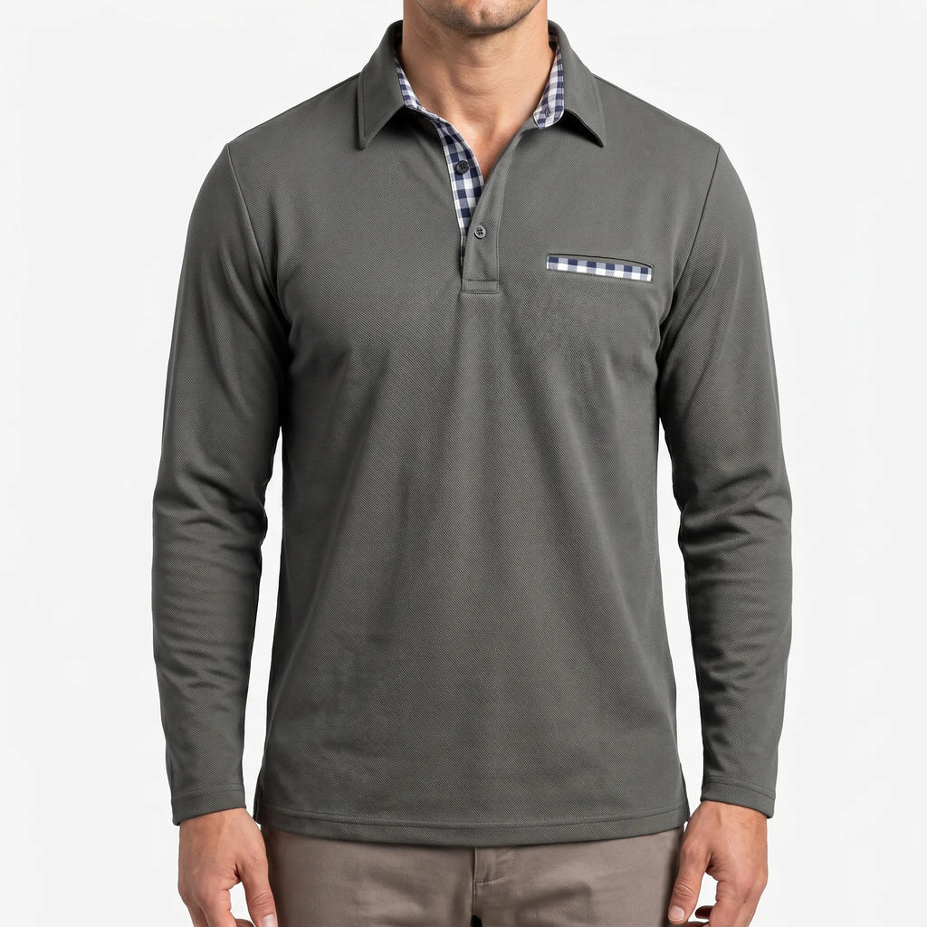 Drenox™ -  Long Sleeve Men's Polo -  Weekend Outings