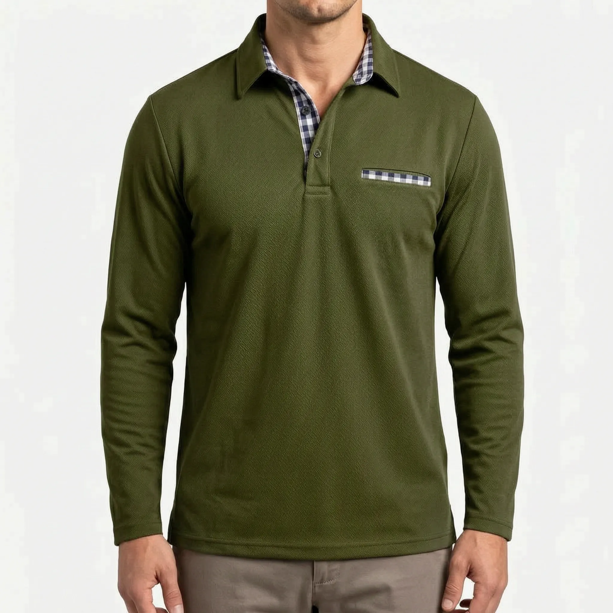 Drenox™ -  Long Sleeve Men's Polo -  Weekend Outings