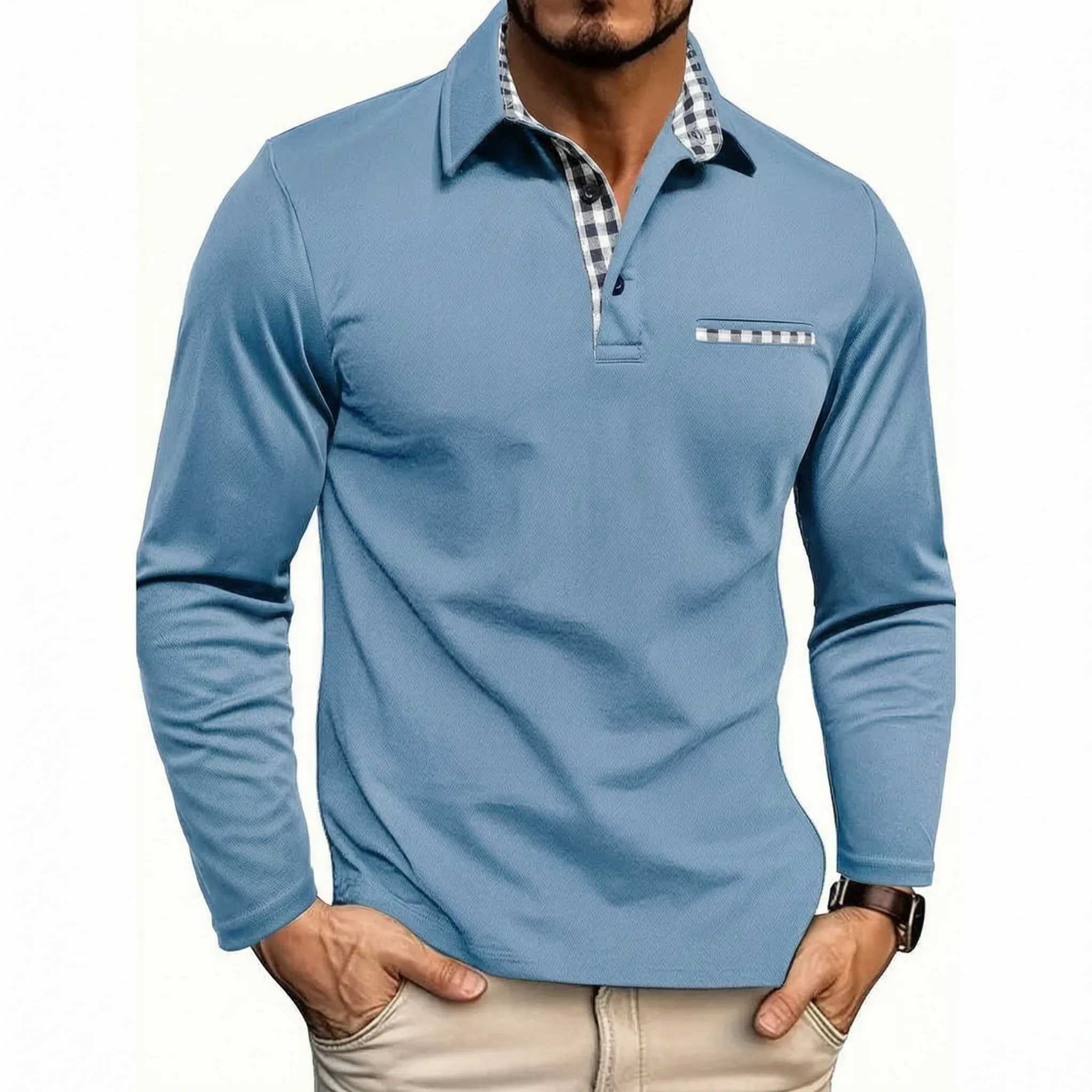 Drenox™ -  Long Sleeve Men's Polo -  Weekend Outings