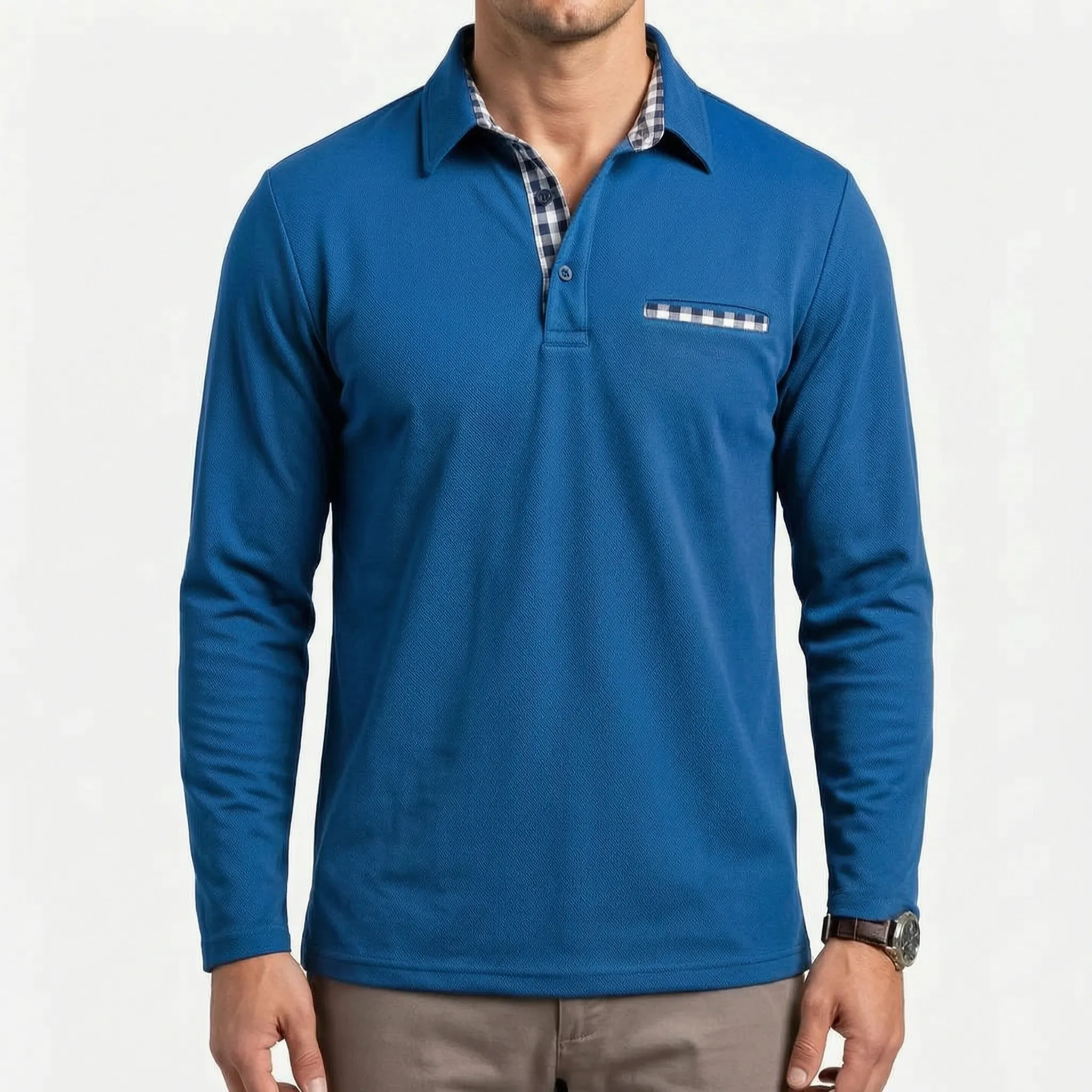 Drenox™ -  Long Sleeve Men's Polo -  Weekend Outings