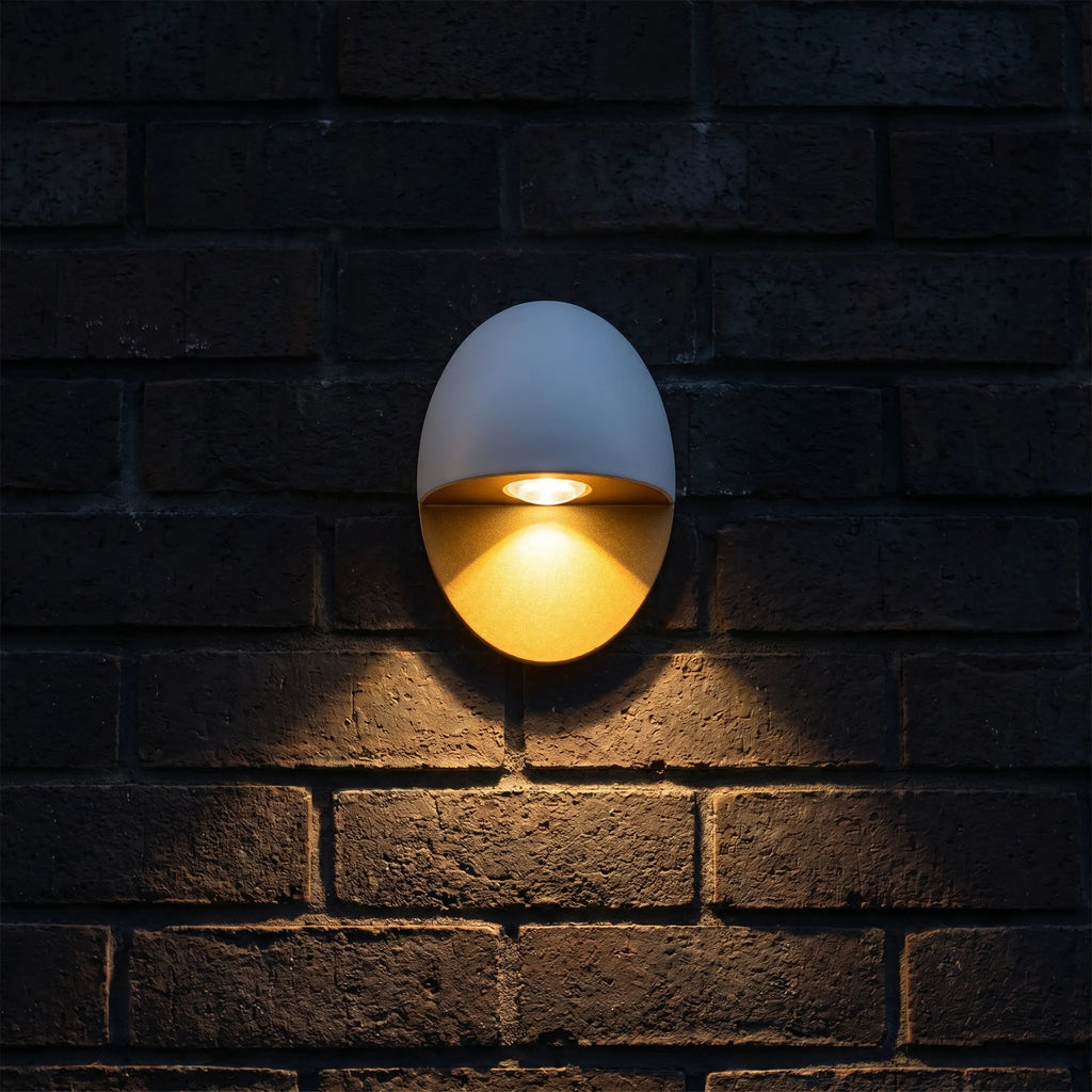 Ellipra™ -  Minimalist Oval Wall Light -  Illuminating Exterior Walls