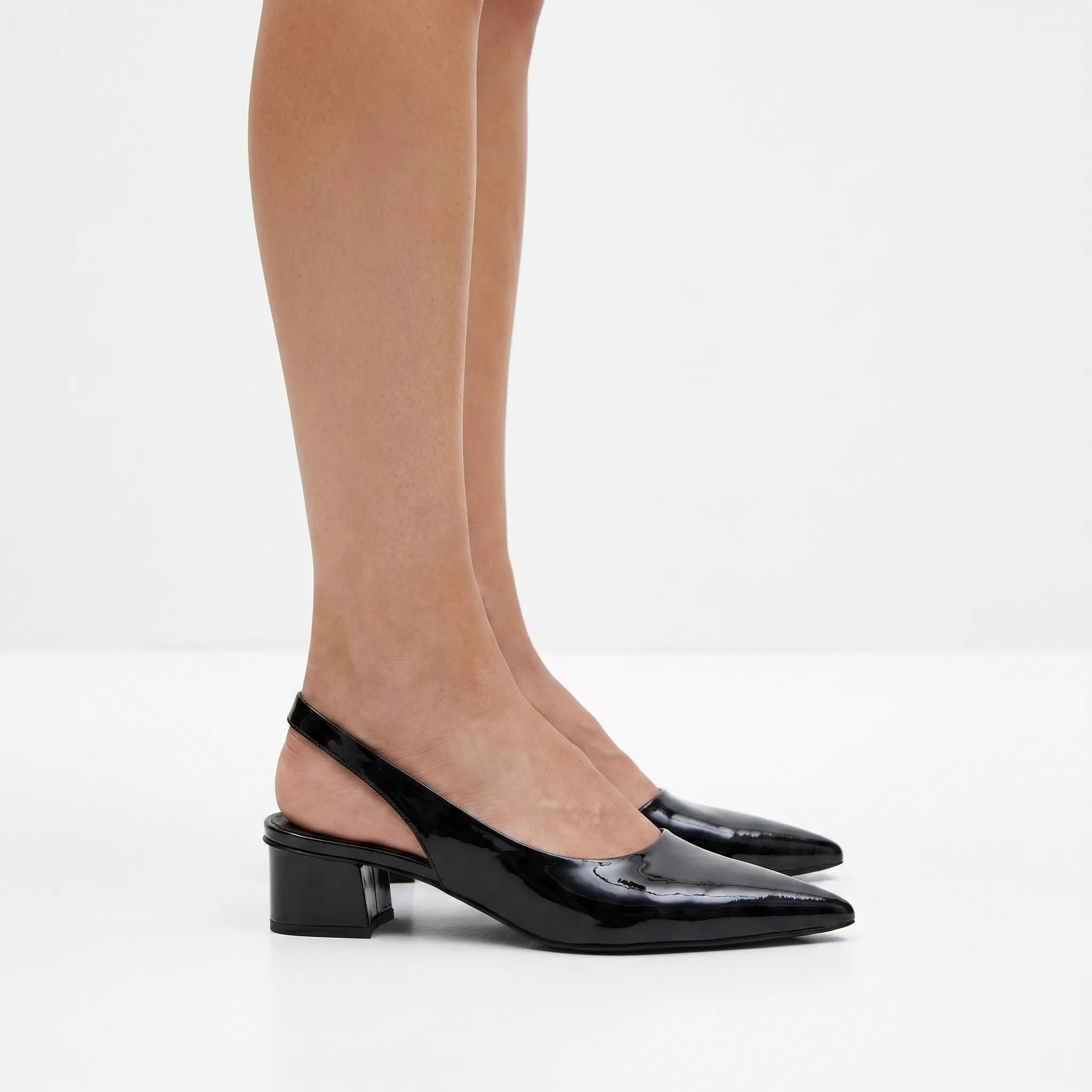 Elysia™ -  Low Block Heel Slingbacks -  Comfortable City Walking