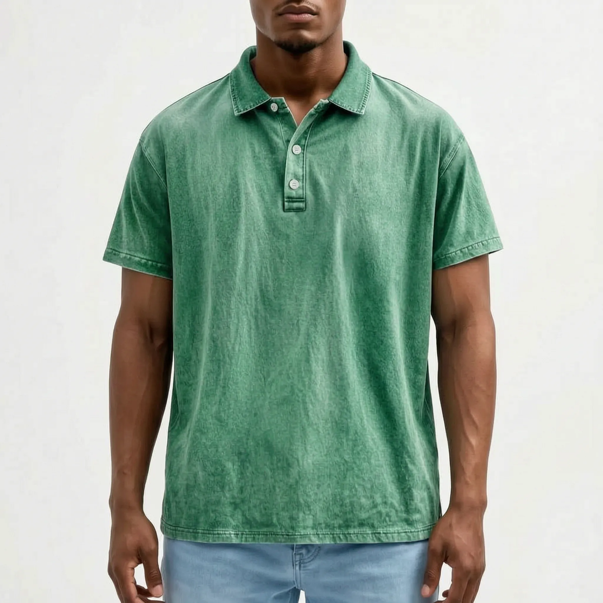 Fadero™ -  Vintage Wash Polo -  Casual Downtime