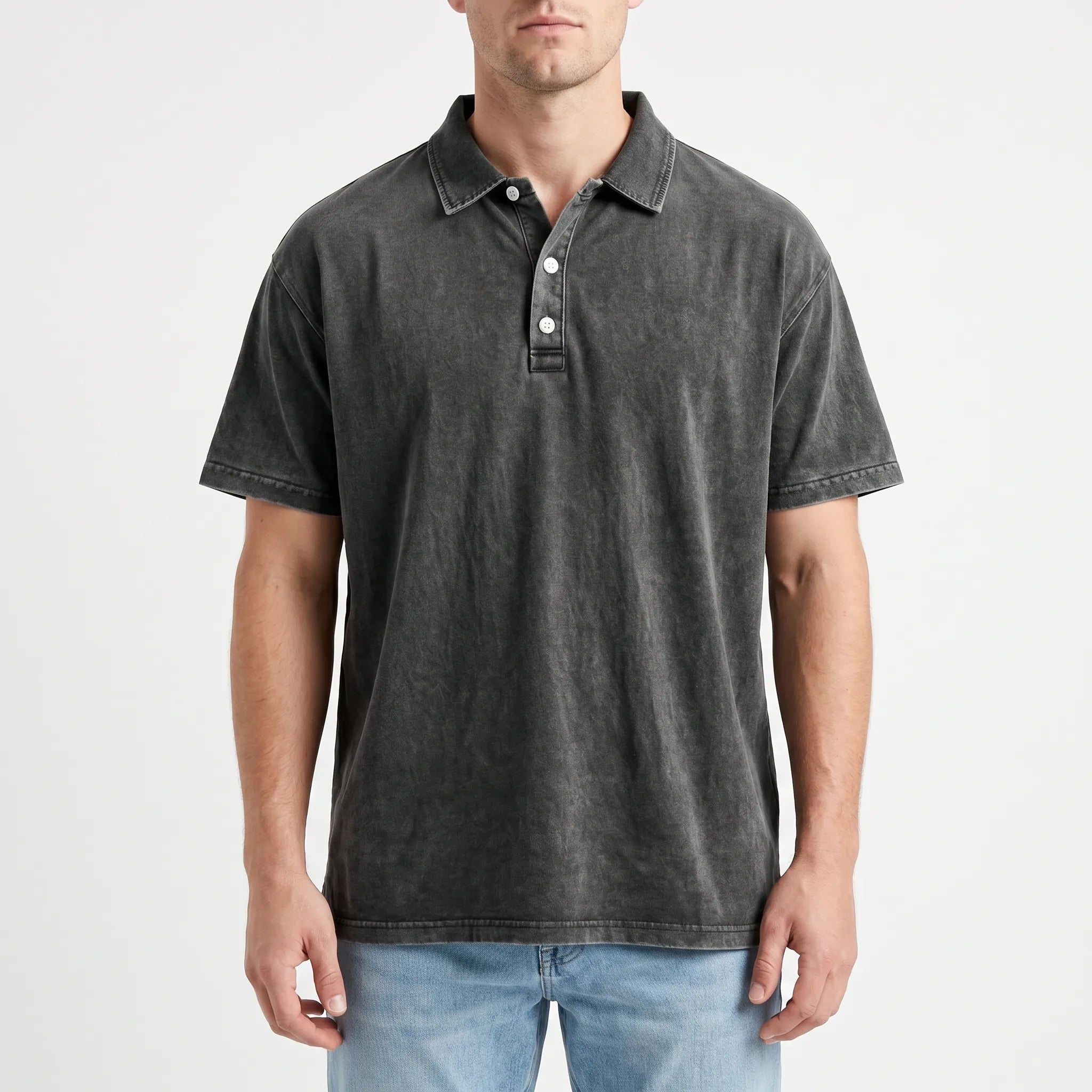 Fadero™ -  Vintage Wash Polo -  Casual Downtime