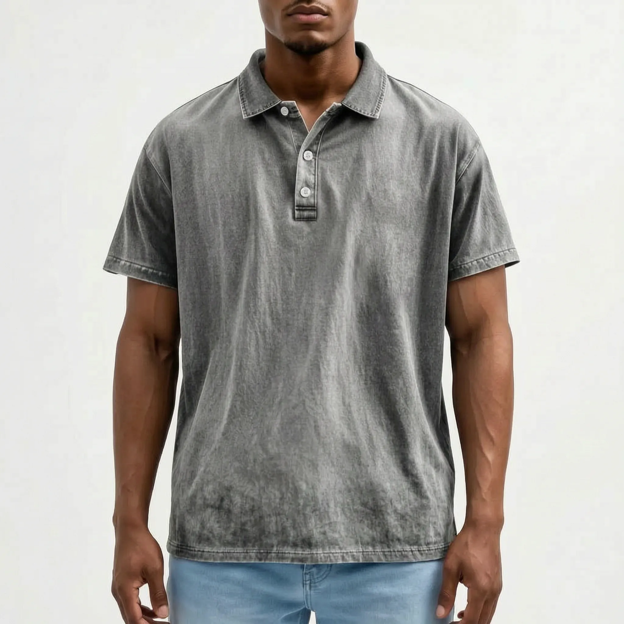 Fadero™ -  Vintage Wash Polo -  Casual Downtime