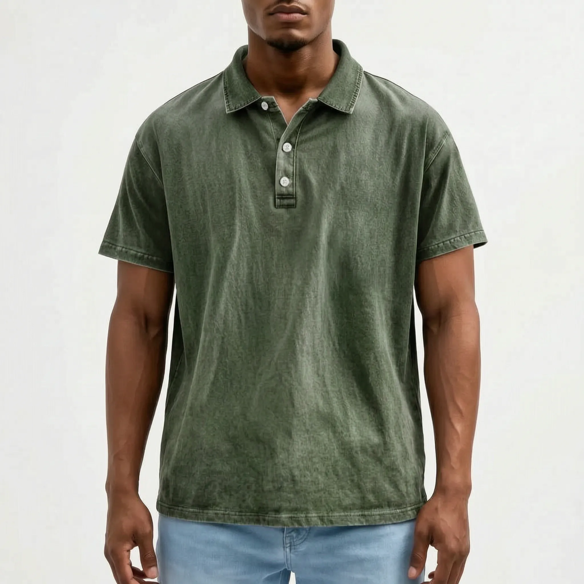 Fadero™ -  Vintage Wash Polo -  Casual Downtime