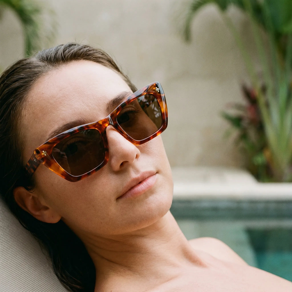 Felineq™ -  Angular Cat Eye Sunglasses -  Reducing Bright Glare