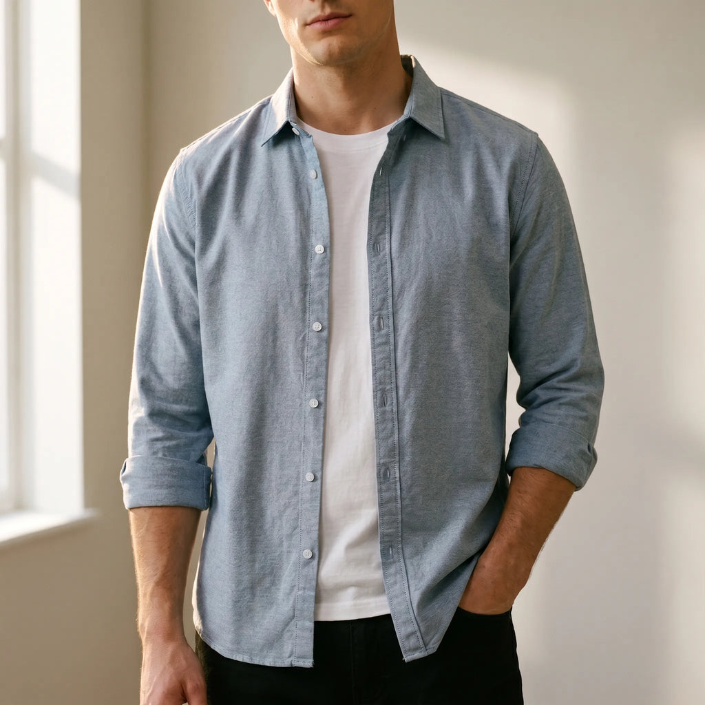 Fenshire™ -  Relaxed Fit Button Shirt -  Weekend Layering