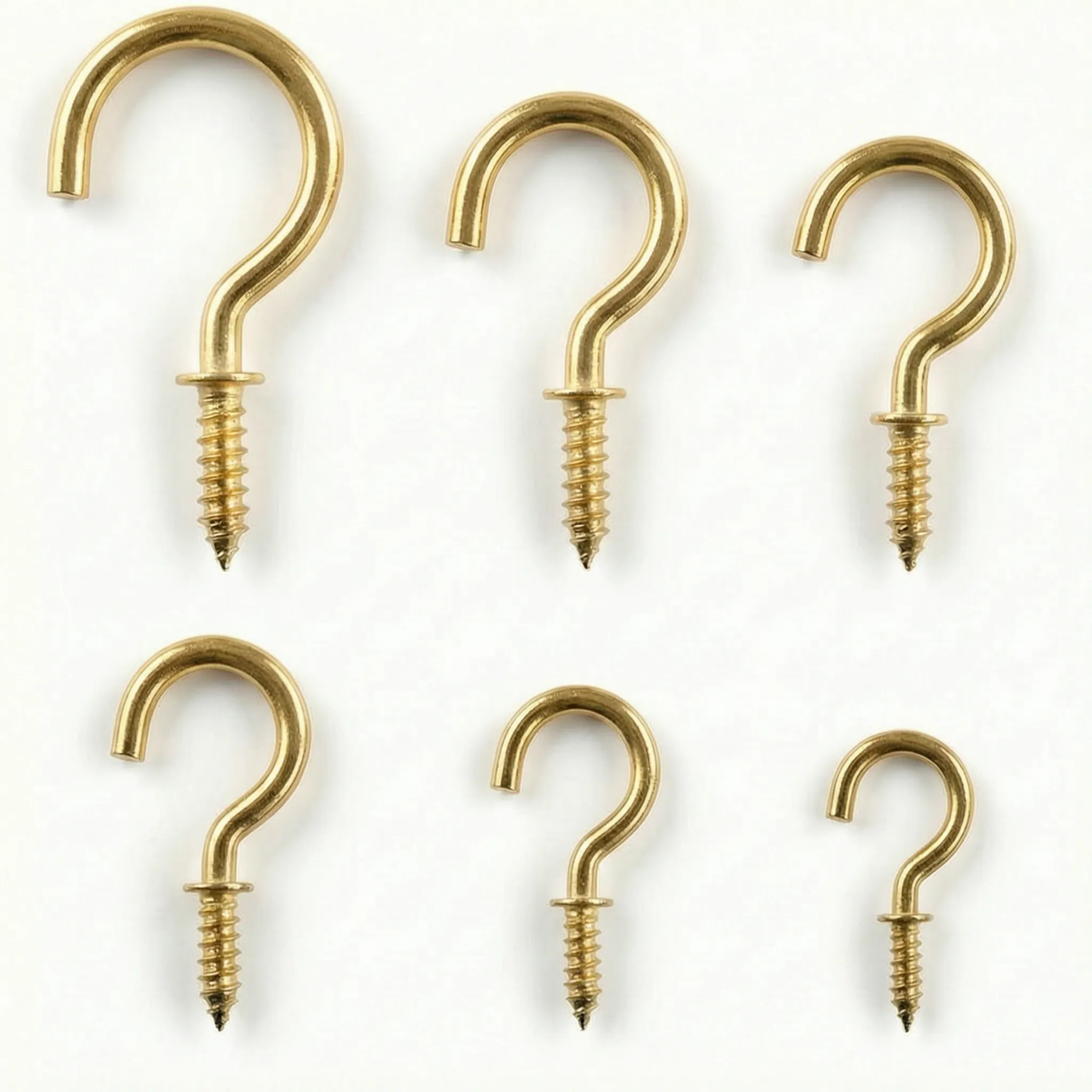 Fixova™ -  Assorted Screw-In Cup Hooks -  Hanging Fairy Lights