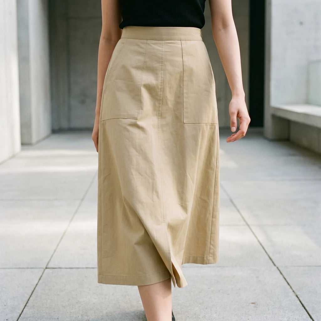 Flareora™ -  High-Waisted A-Line Skirt -  Everyday Casual Wear