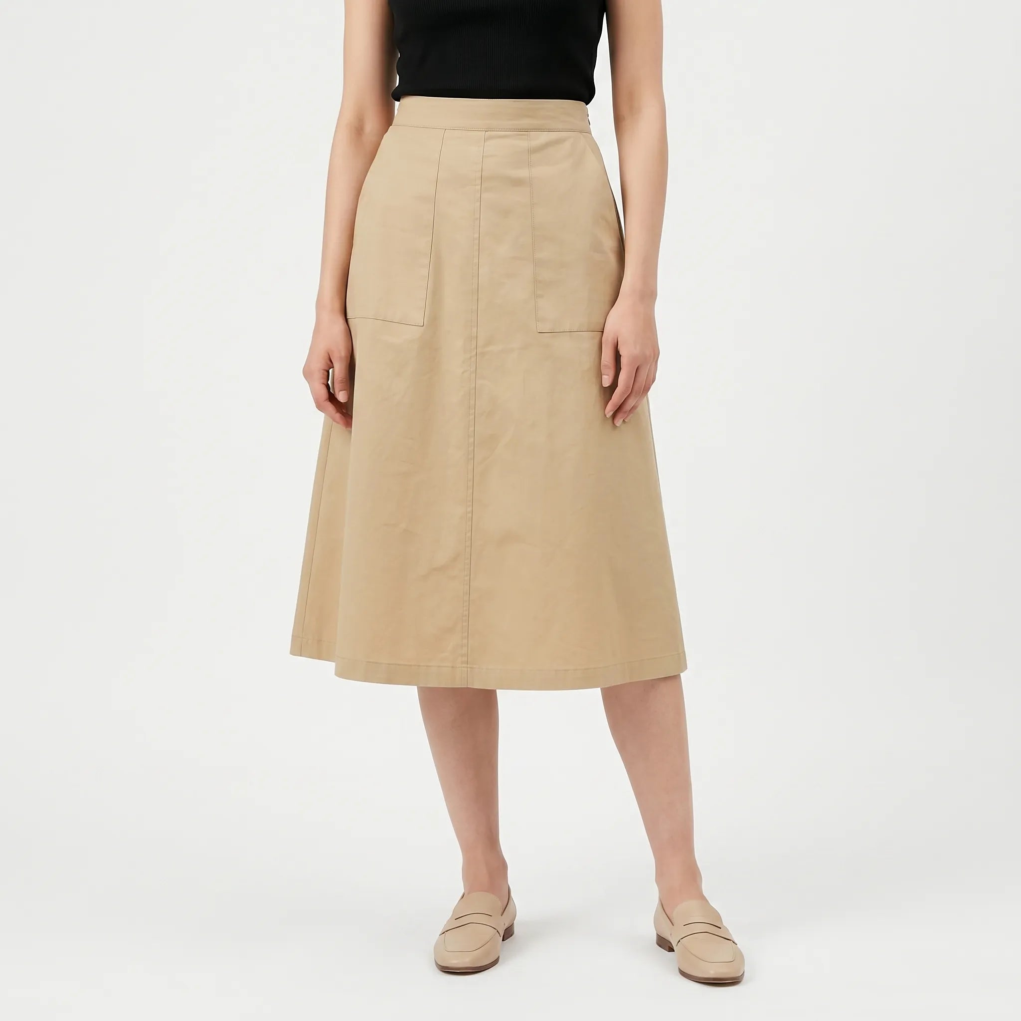 Flareora™ -  High-Waisted A-Line Skirt -  Everyday Casual Wear