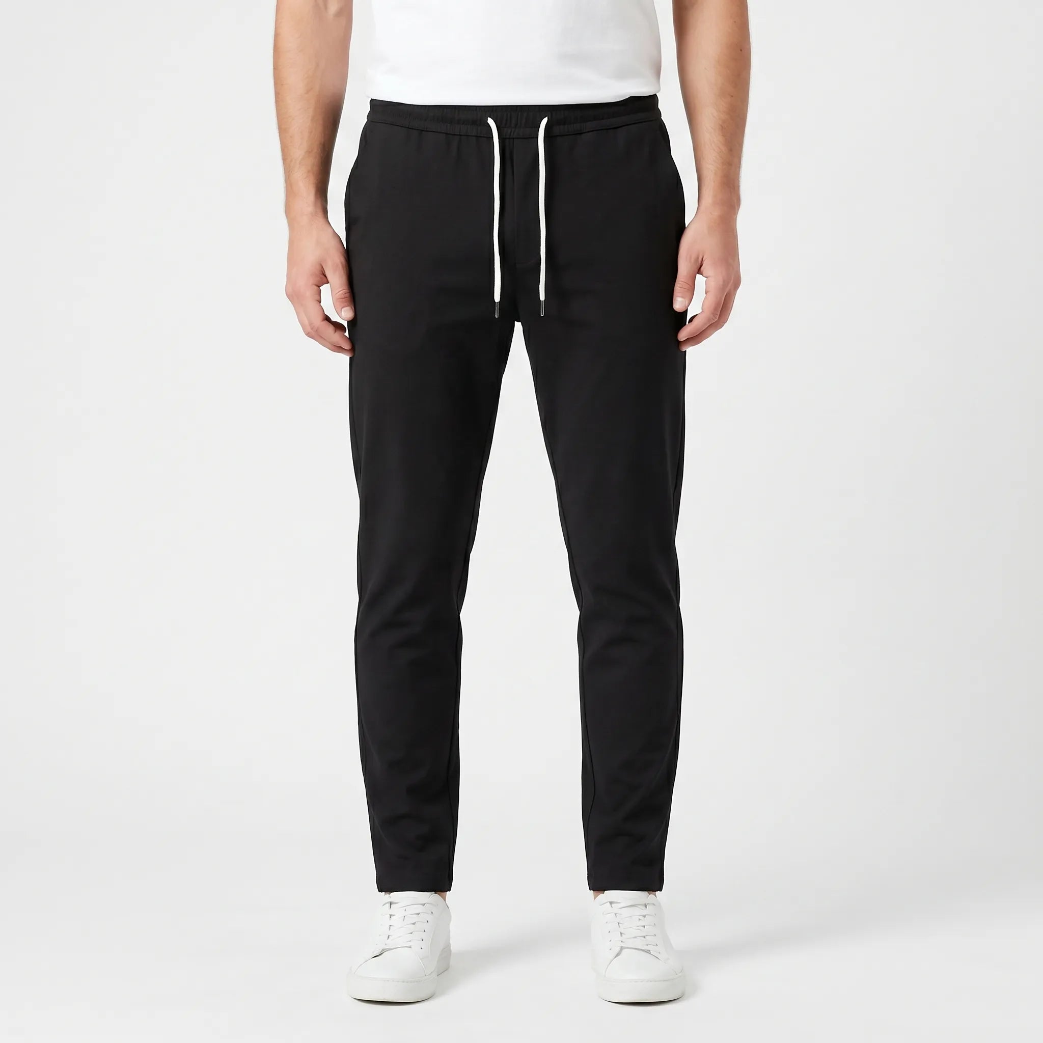 Flexiva™ -  Slim Fit Drawstring Trousers -  Unrestricted Daily Movement