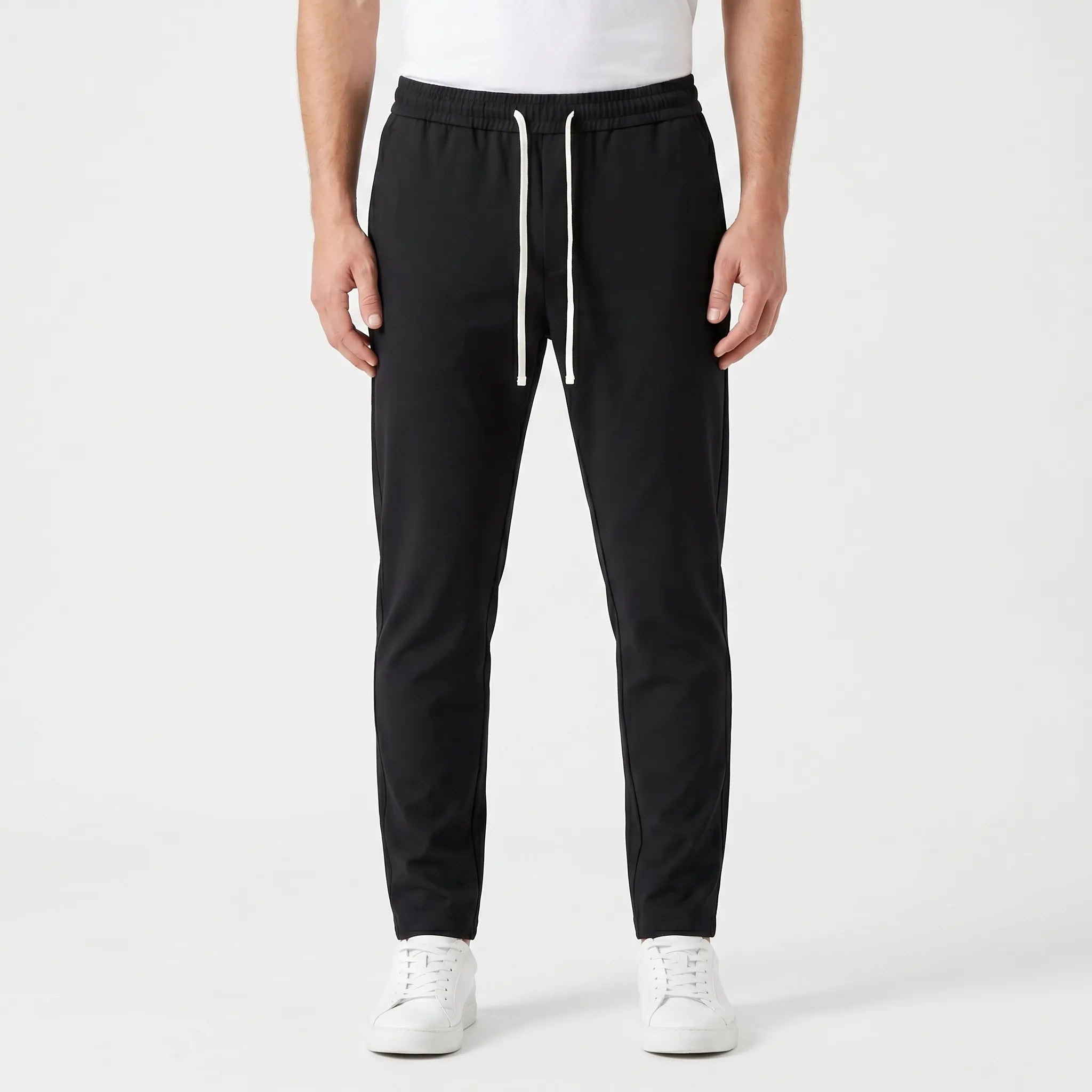 Flexiva™ -  Slim Fit Drawstring Trousers -  Unrestricted Daily Movement