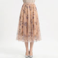 Floramidi™ -  High-Waisted Pleated Midi Skirt -  Office Styling