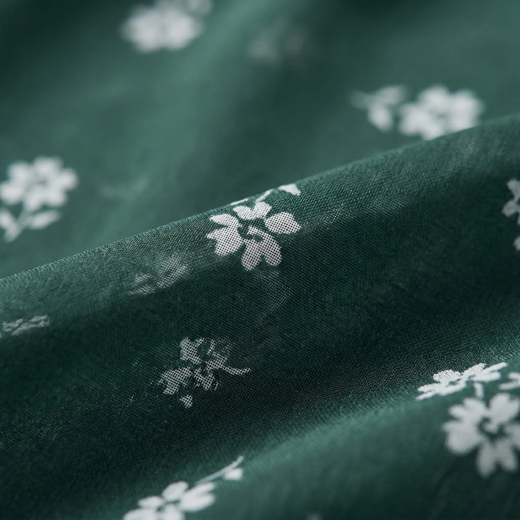 Floravia™ -  Floral Print Midi Wrap Dress -  Summer Garden Parties