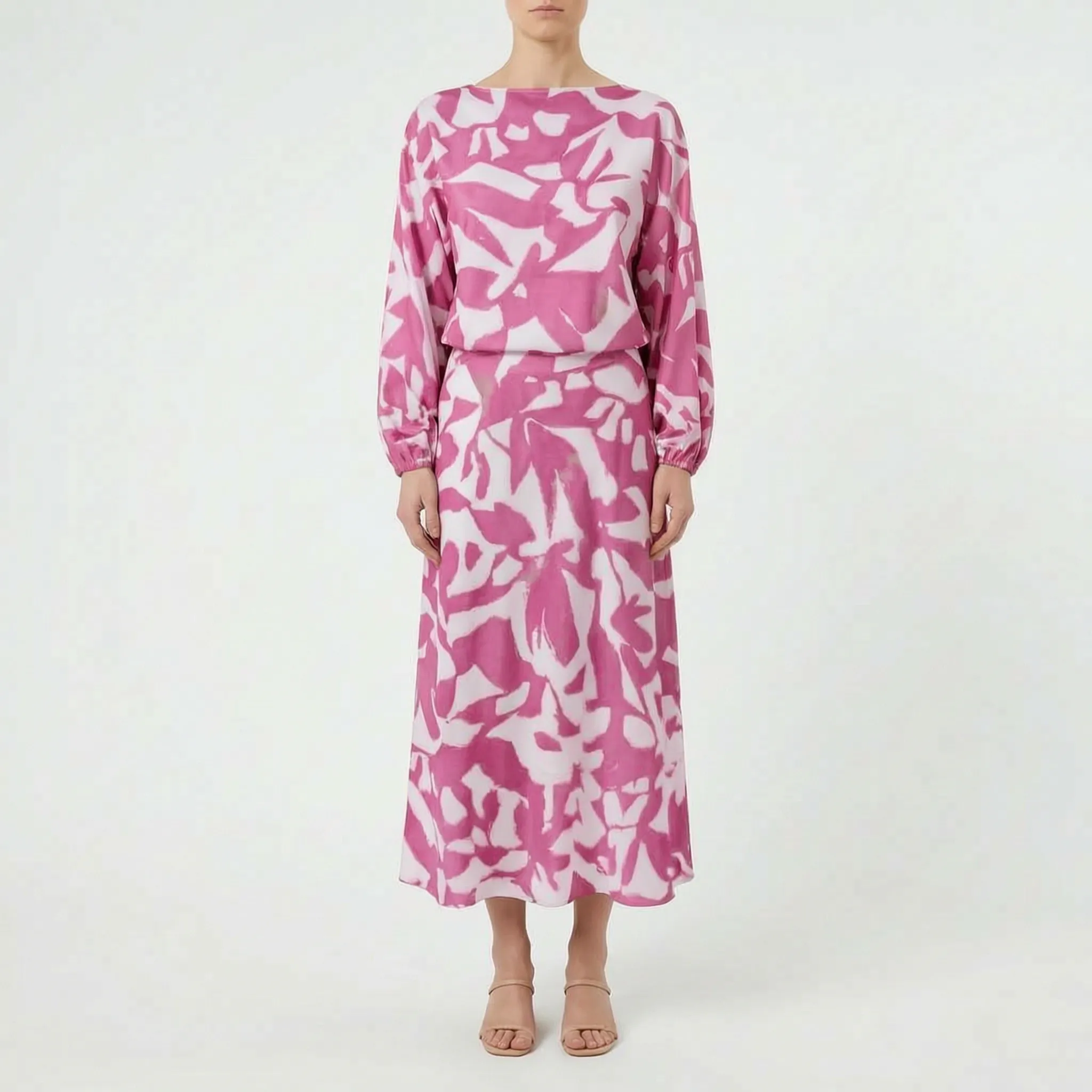 Floravie™ -  Two-Piece Midi Skirt Set -  Effortless Daytime Styling