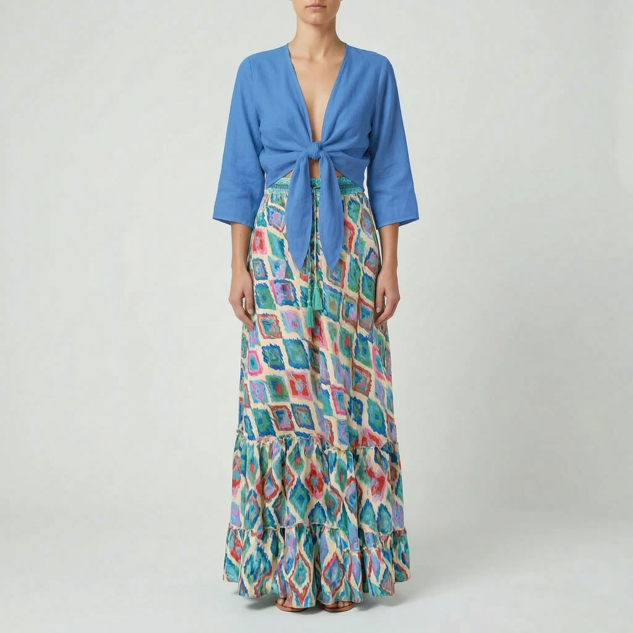 Florise™ -  A-Line Maxi Dress -  Casual Outings