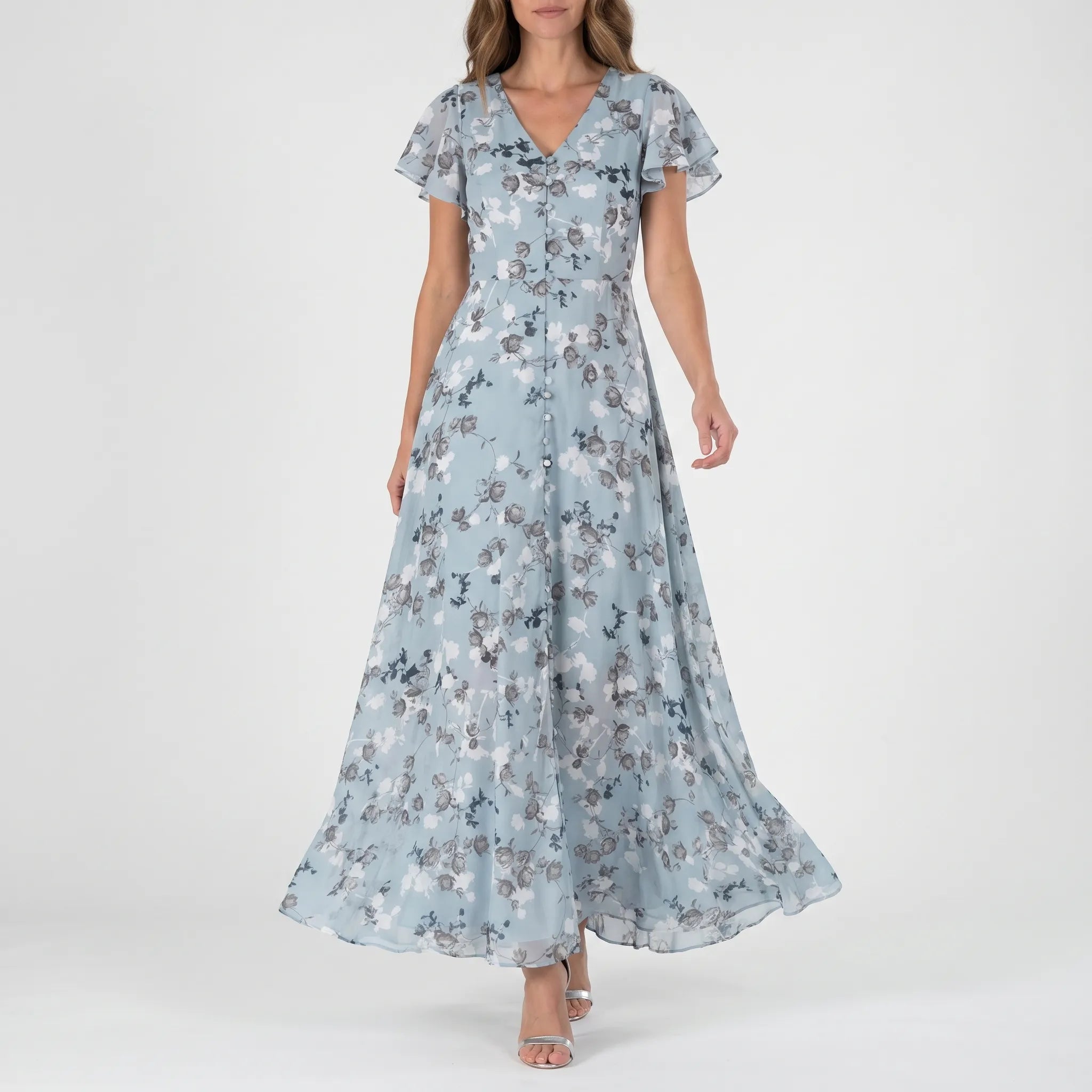 Florvella™ -  Floral Maxi Dress -  Summer Wedding Guest