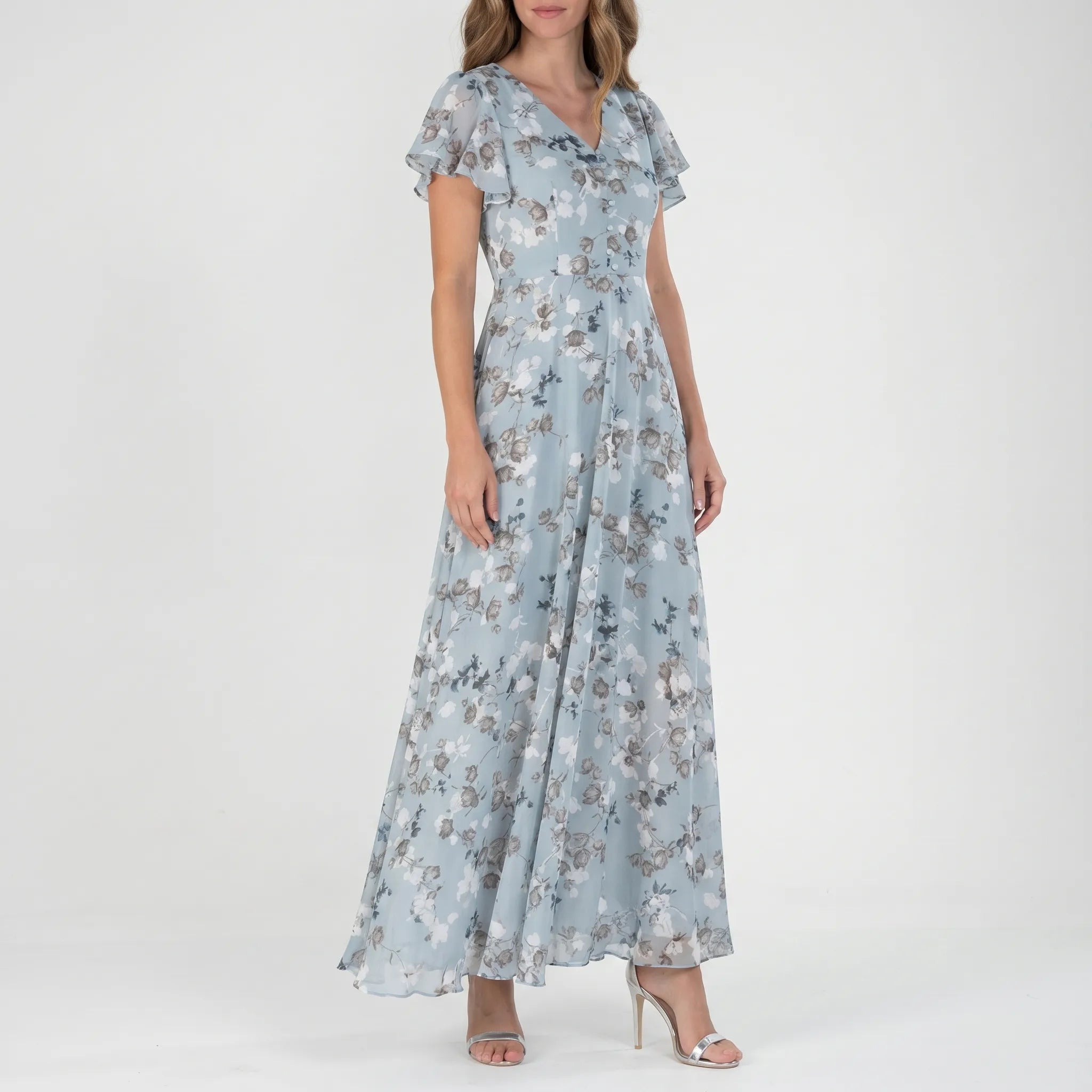 Florvella™ -  Floral Maxi Dress -  Summer Wedding Guest