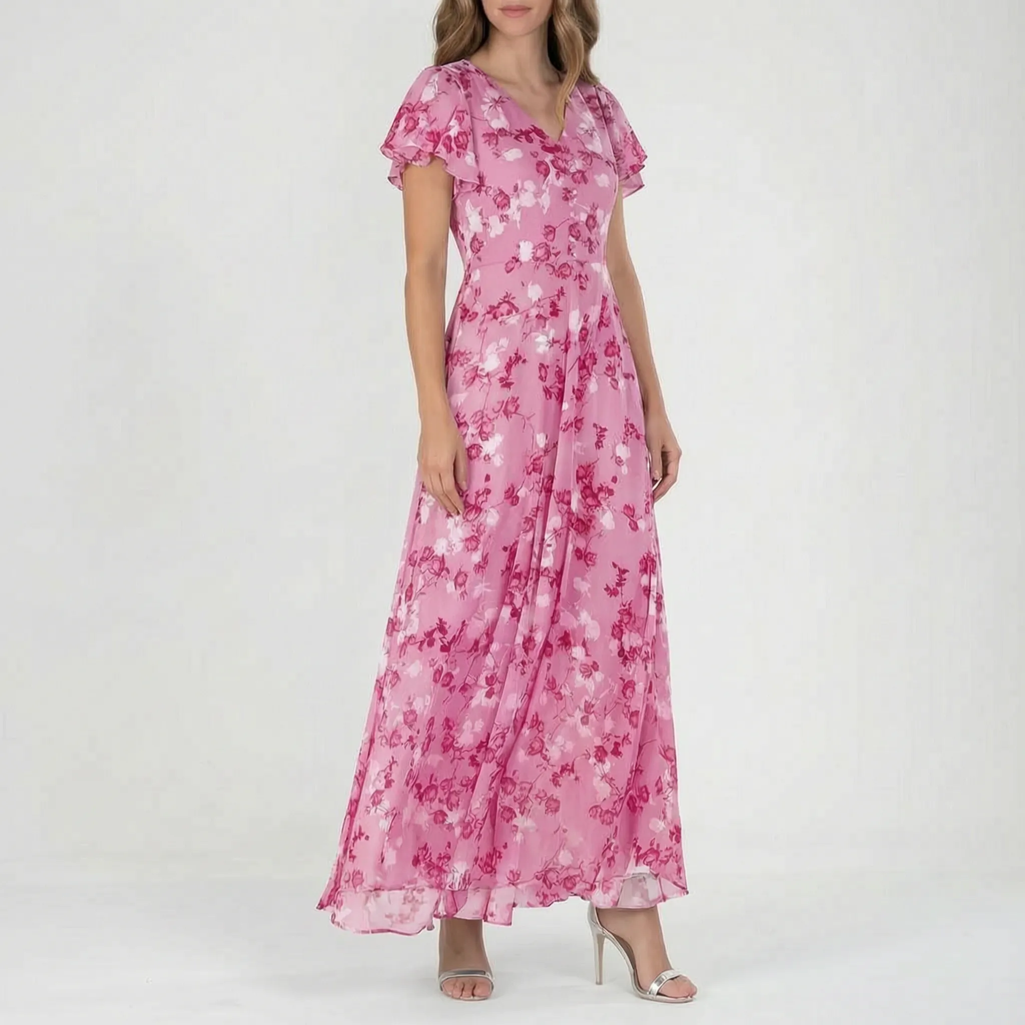 Florvella™ -  Floral Maxi Dress -  Summer Wedding Guest