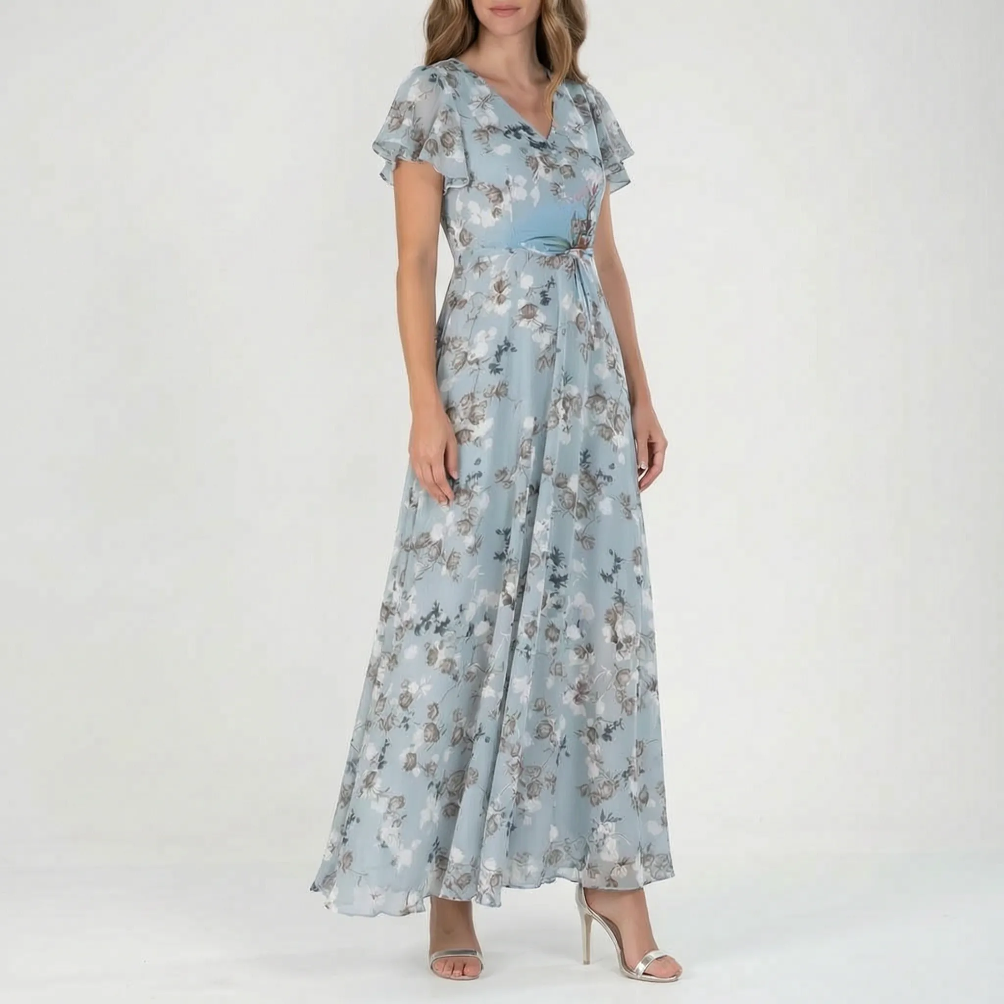 Florvella™ -  Floral Maxi Dress -  Summer Wedding Guest