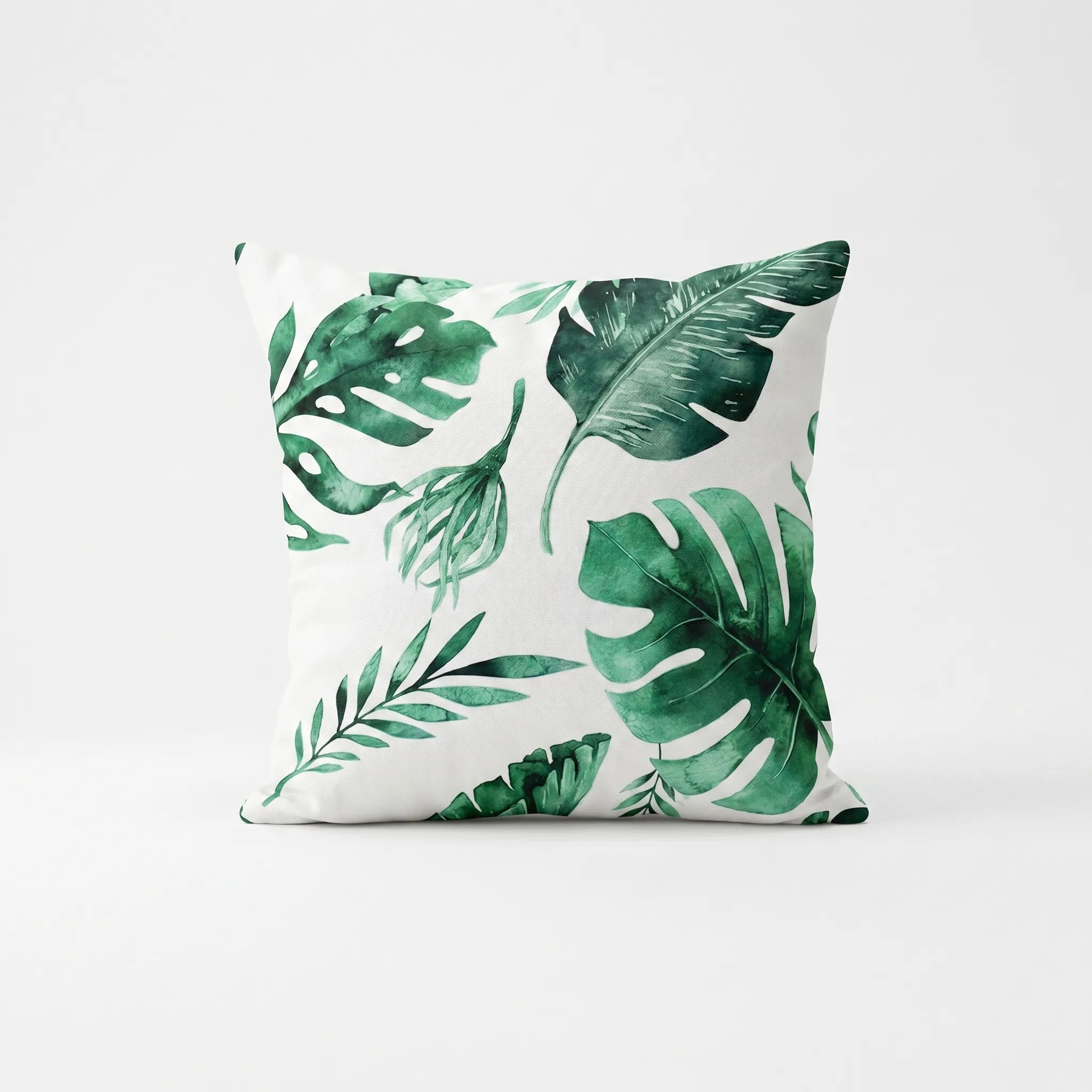 Foliara™ -  Tropical Print Decorative Cushion -  Decorating A Sofa