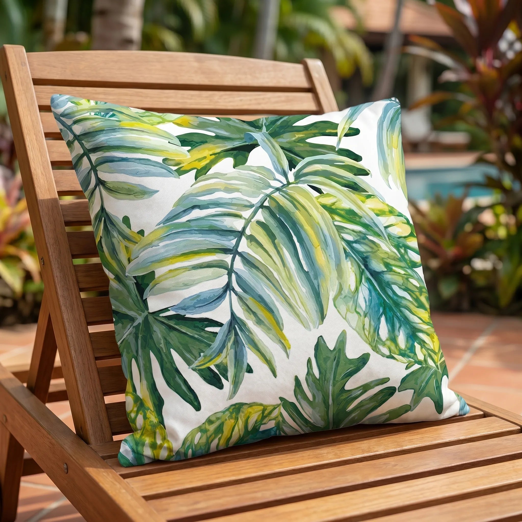 Frondia™ -  Tropical Leaf Scatter Cushion -  Refreshing Room Styling