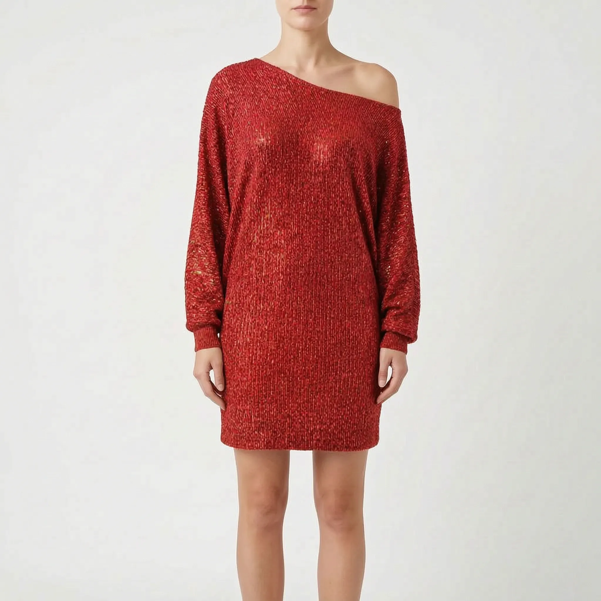 Glitzea™ -  Relaxed Sequin Mini Dress -  Evening Social Events