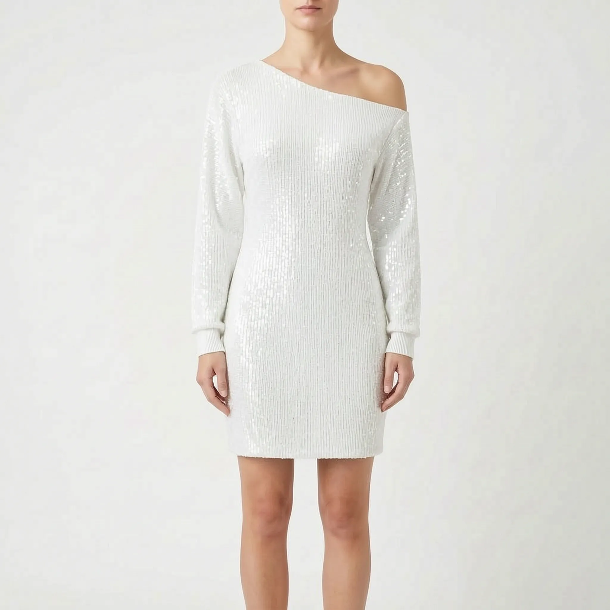 Glitzea™ -  Relaxed Sequin Mini Dress -  Evening Social Events