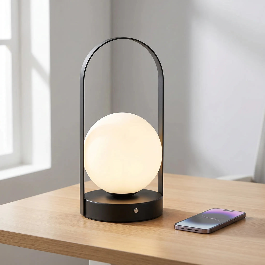Glovia™ -  Rechargeable Arch Table Lamp -  Bedside Reading