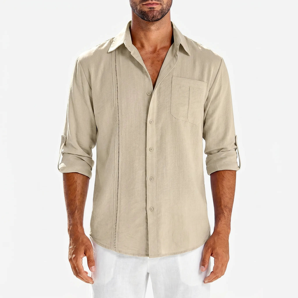 Havrik™ -  Relaxed Button Front Shirt -  Warm Weather Holidays