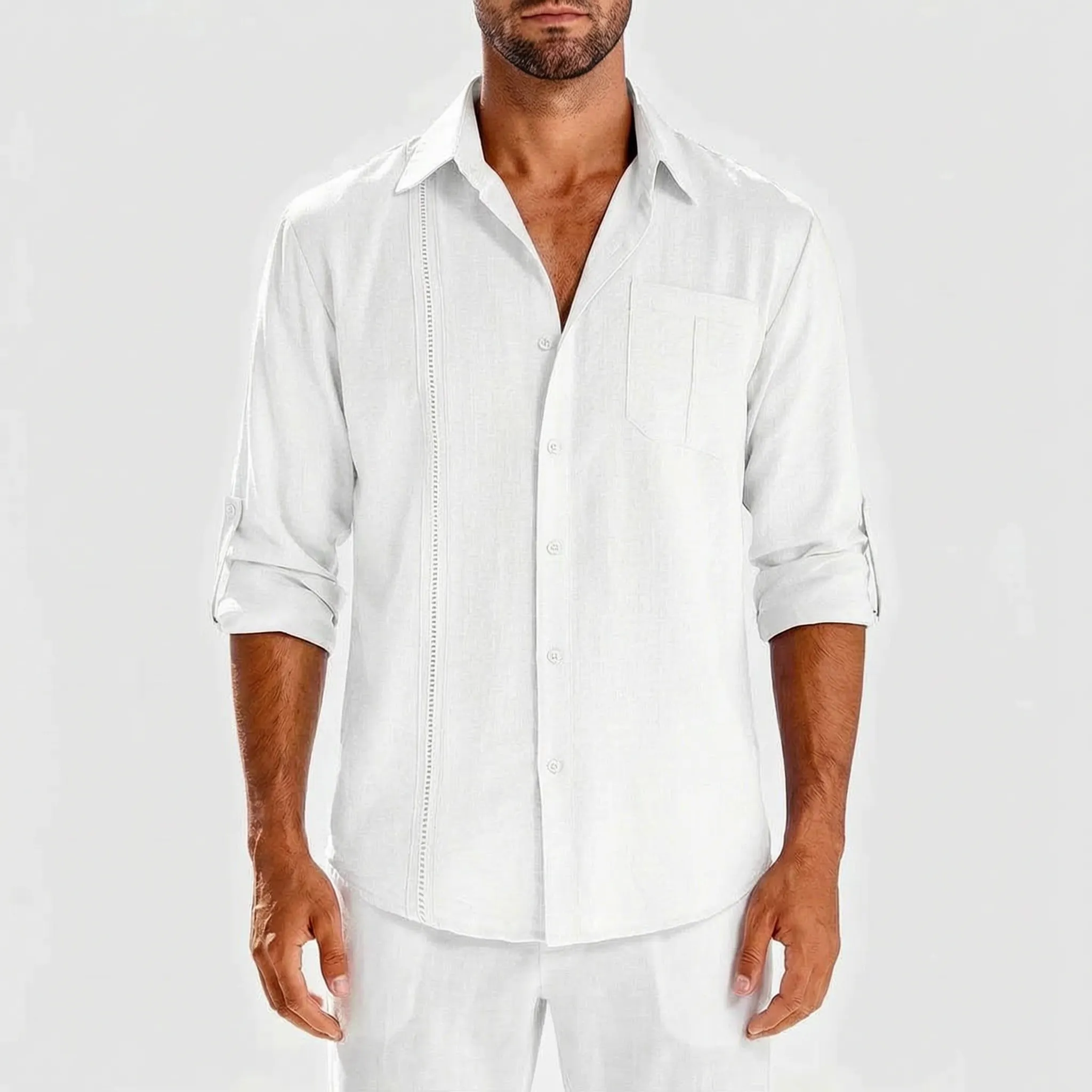 Havrik™ -  Relaxed Button Front Shirt -  Warm Weather Holidays