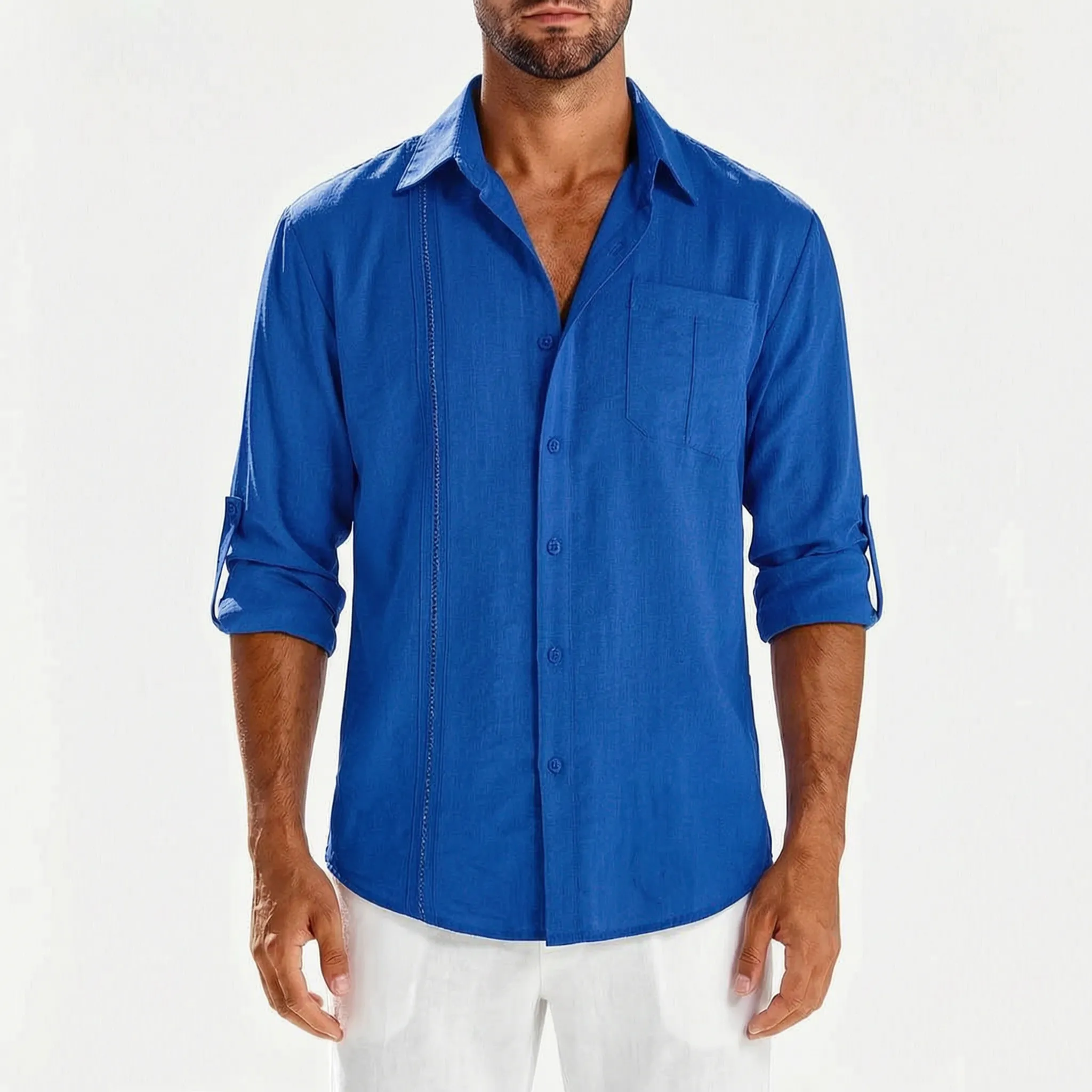Havrik™ -  Relaxed Button Front Shirt -  Warm Weather Holidays