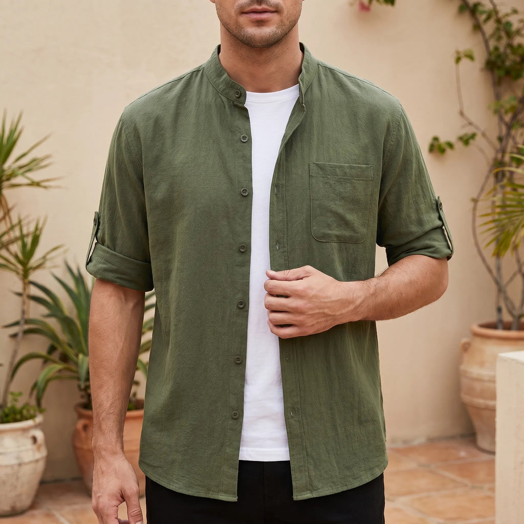 Hayson™ -  Men's Casual Short Sleeve Shirt -  Warm Weather Layering