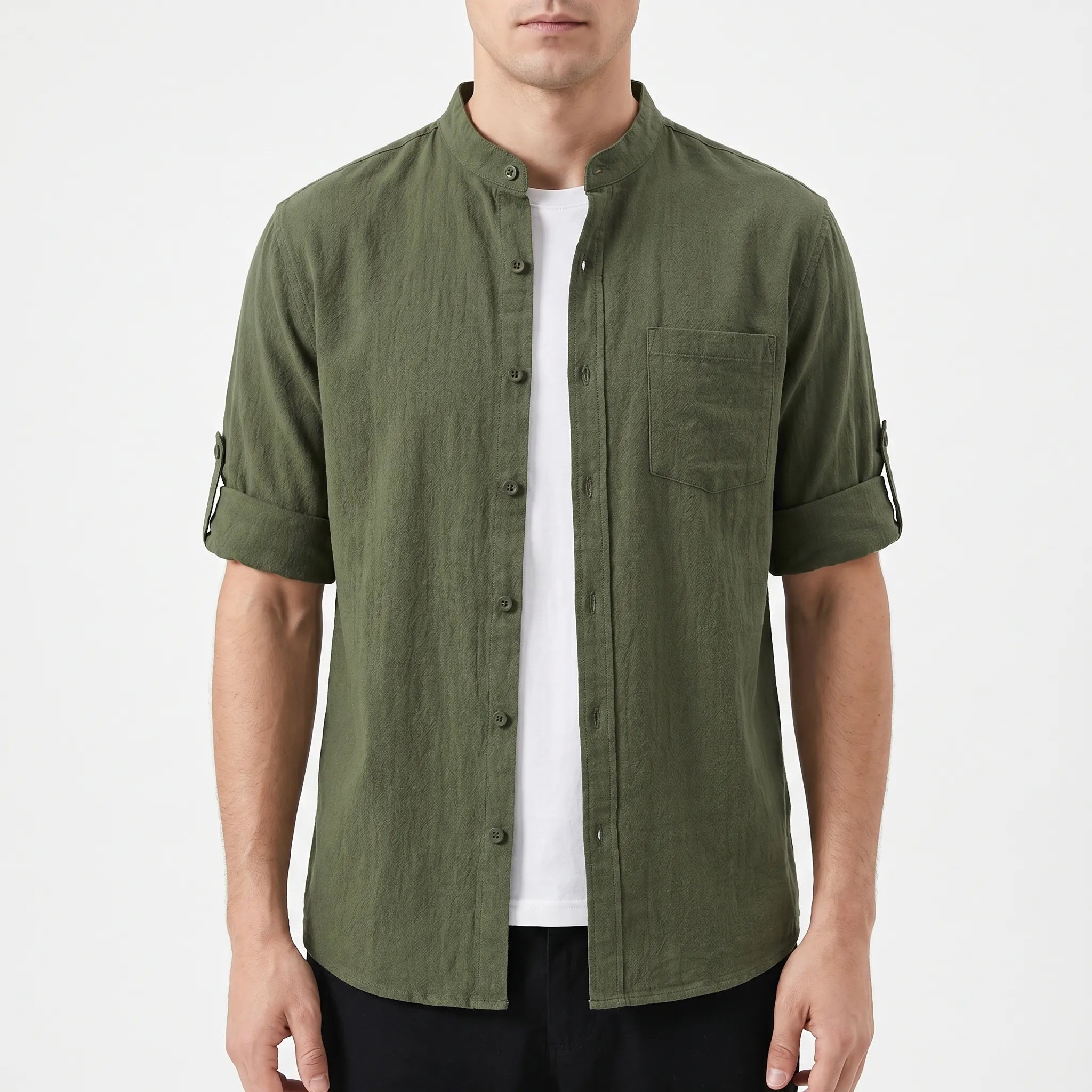 Hayson™ -  Men's Casual Short Sleeve Shirt -  Warm Weather Layering