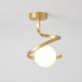 Helixon™ -  Modern Spiral Ceiling Fixture -  Illuminating Dark Hallways