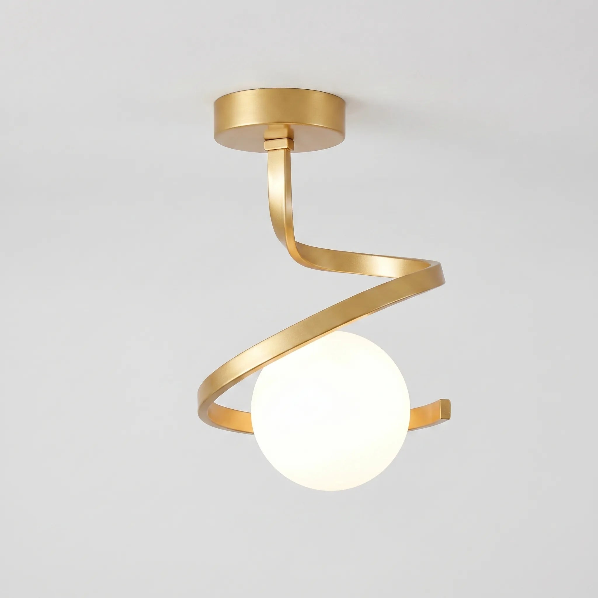 Helixon™ -  Modern Spiral Ceiling Fixture -  Illuminating Dark Hallways