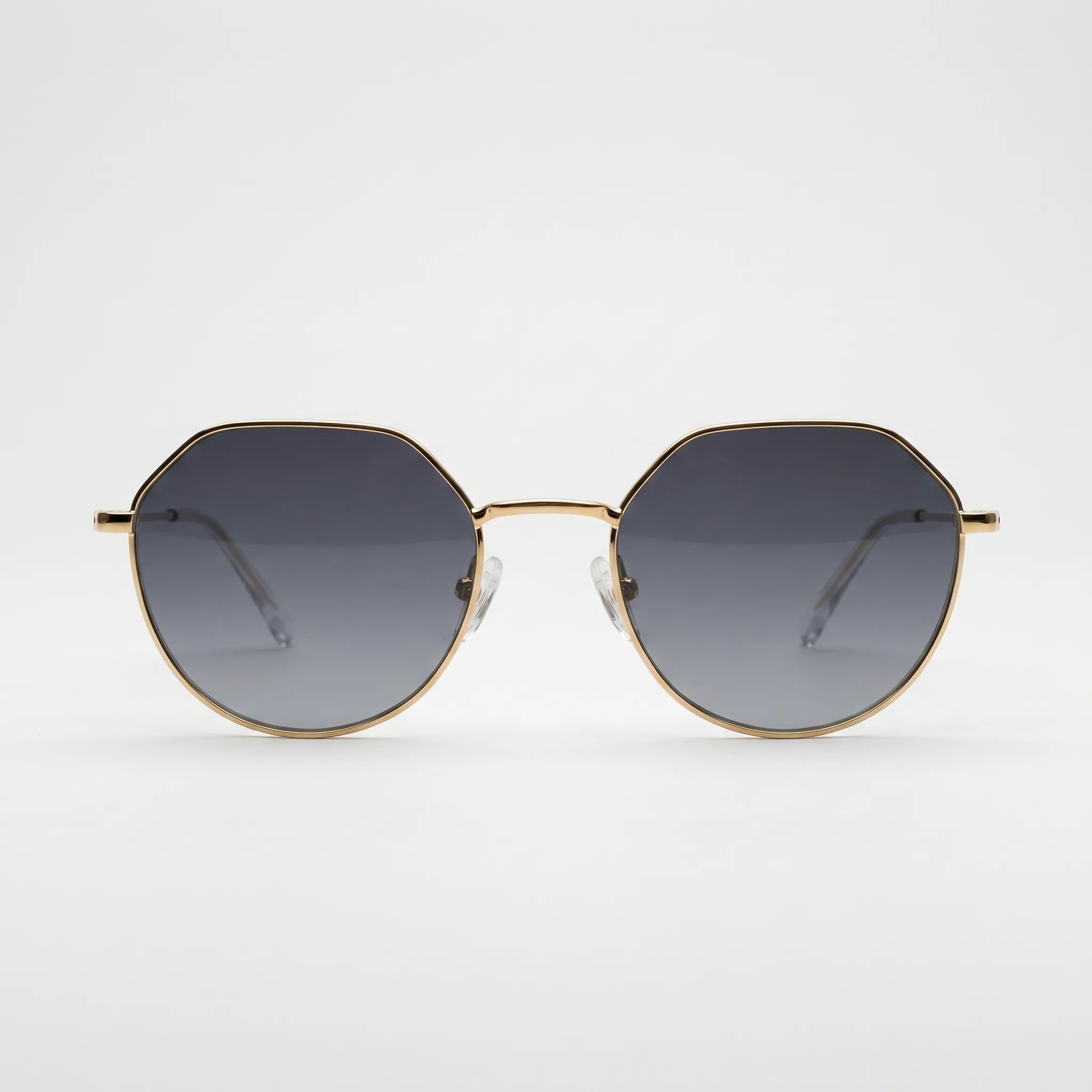 Hexalon™ -  Thin Metal Geometric Sunglasses -  Reducing Sun Glare