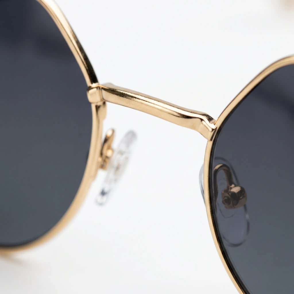 Hexalon™ -  Thin Metal Geometric Sunglasses -  Reducing Sun Glare