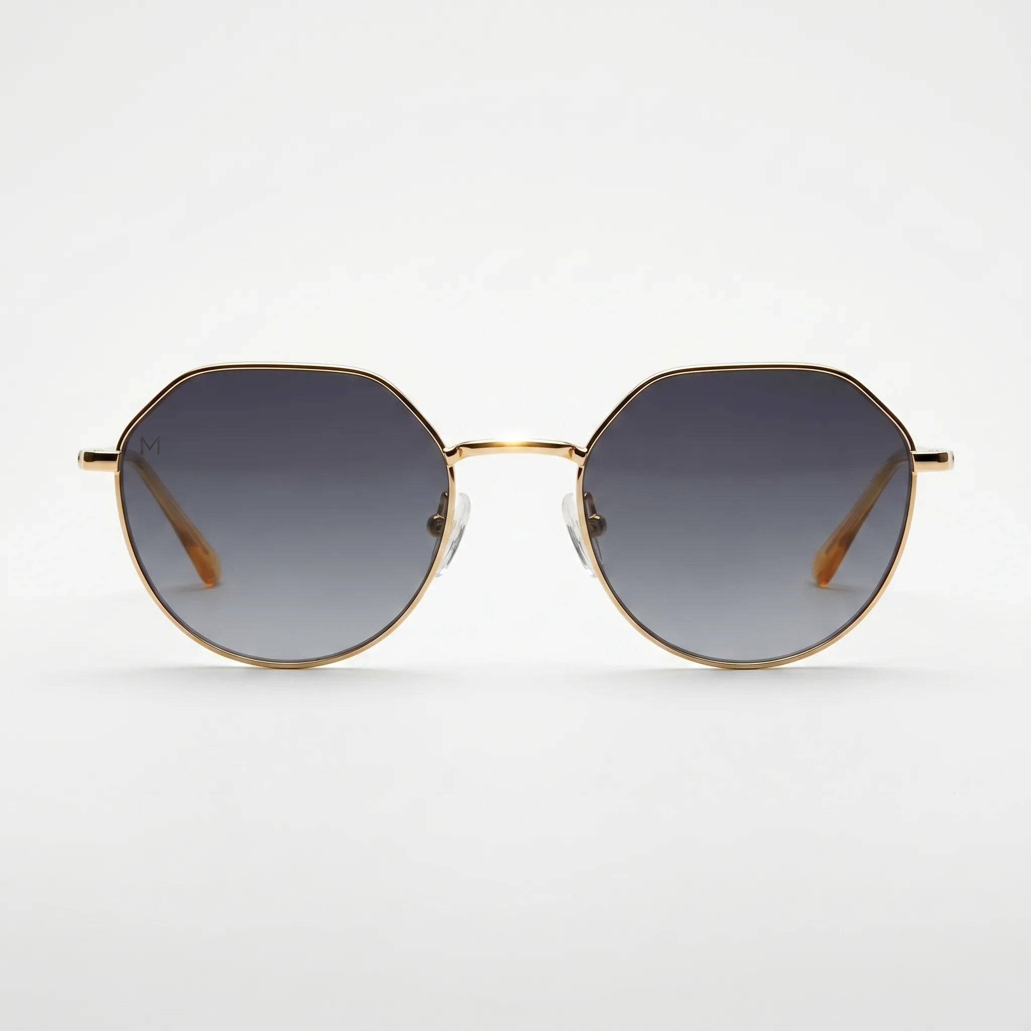 Hexalon™ -  Thin Metal Geometric Sunglasses -  Reducing Sun Glare