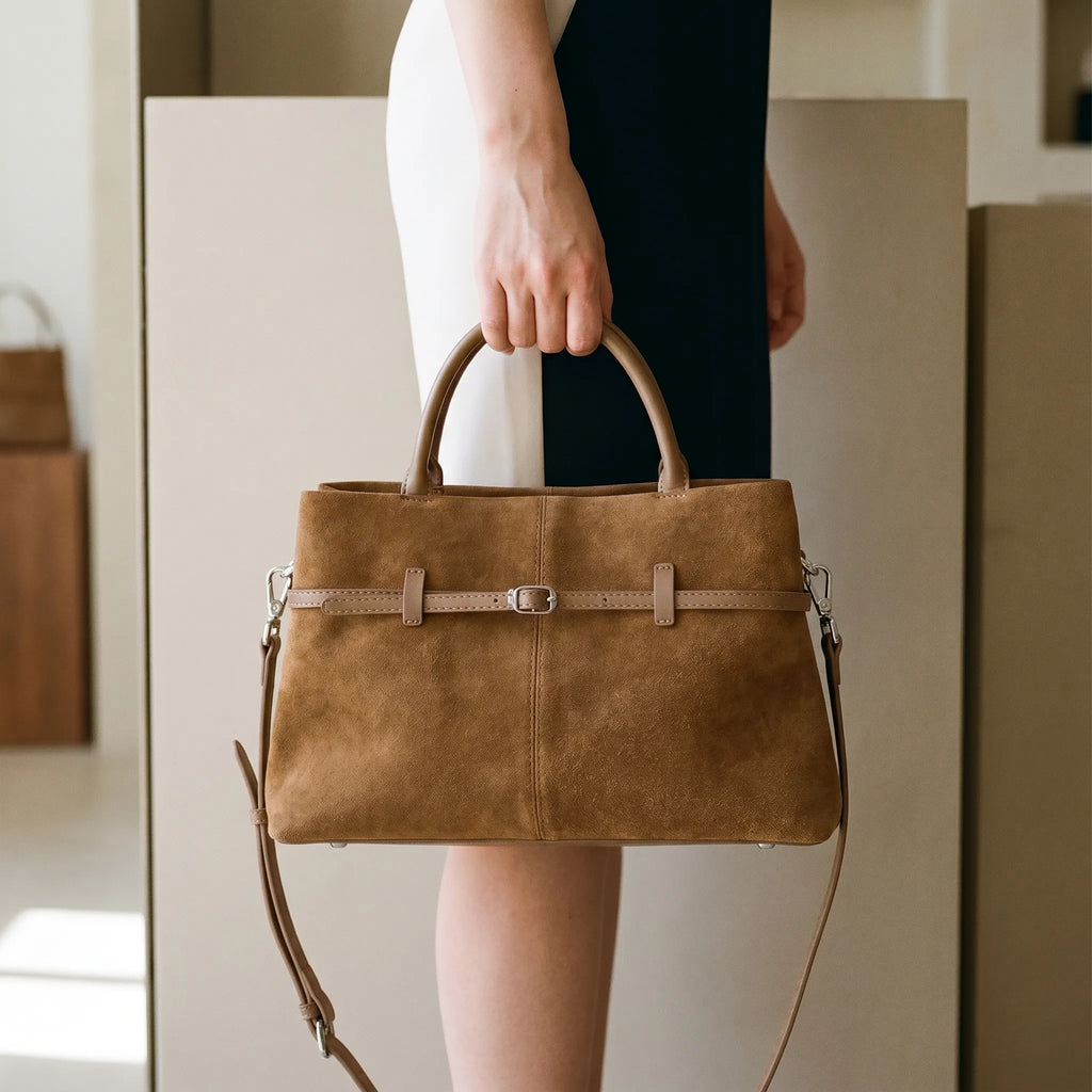 Kaelia™ -  Structured Textured Tote -  Carrying Daily Essentials