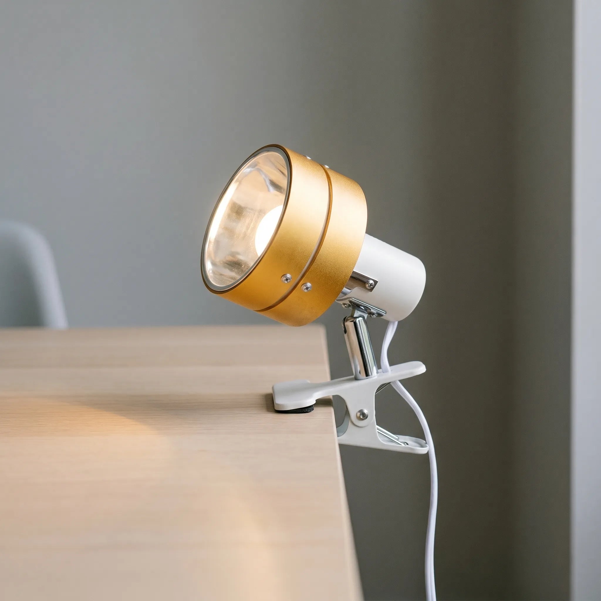 Kensara™ -  Clip-On Desk Lamp -  Reading In Bed