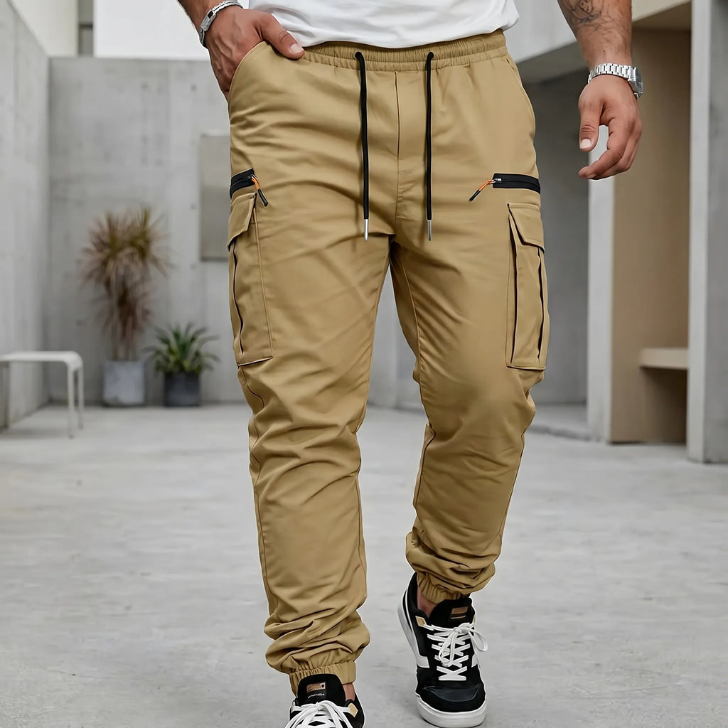 Kinetiq™ -  Men's Tapered Cargo Joggers -  Daily Active Commuting