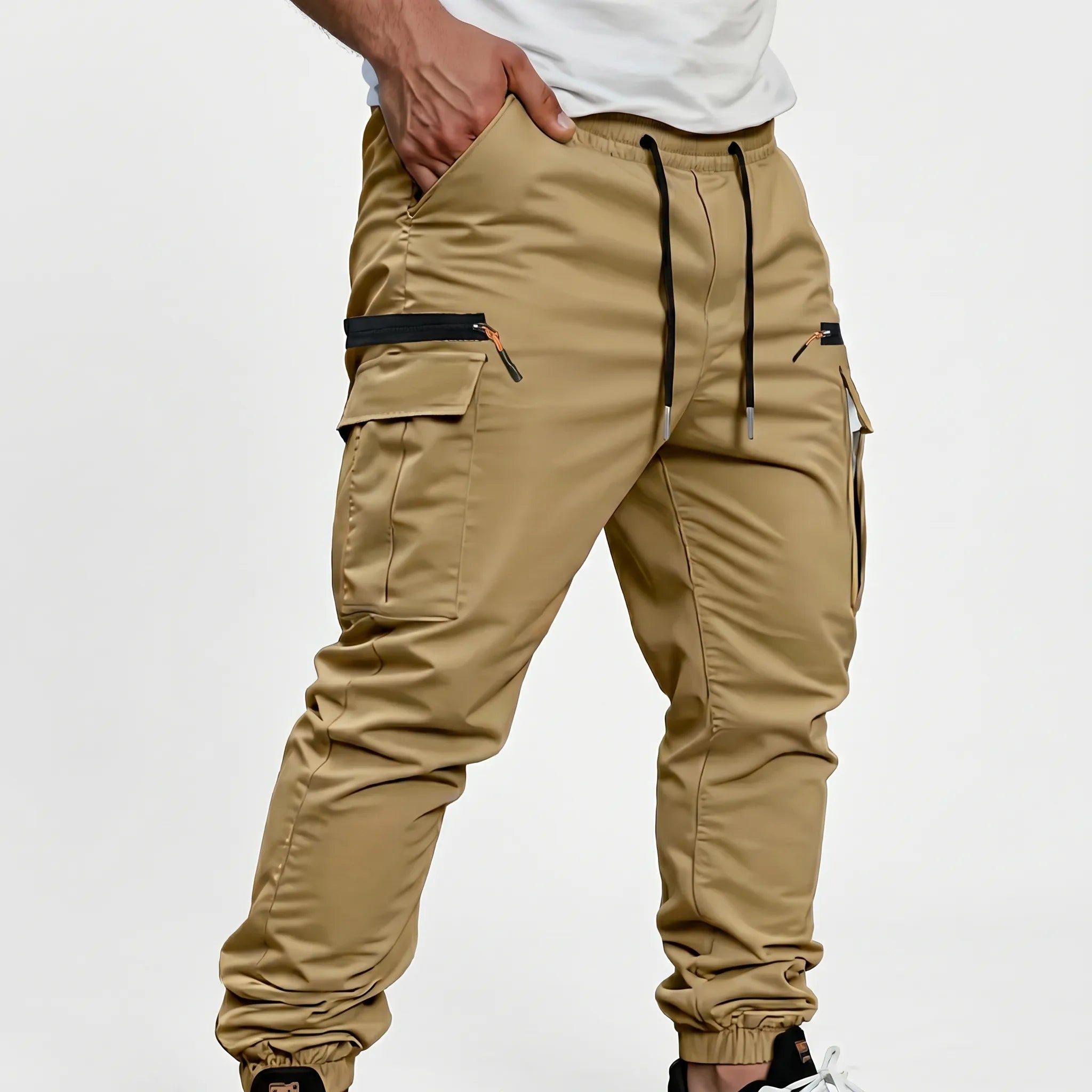 Kinetiq™ -  Men's Tapered Cargo Joggers -  Daily Active Commuting